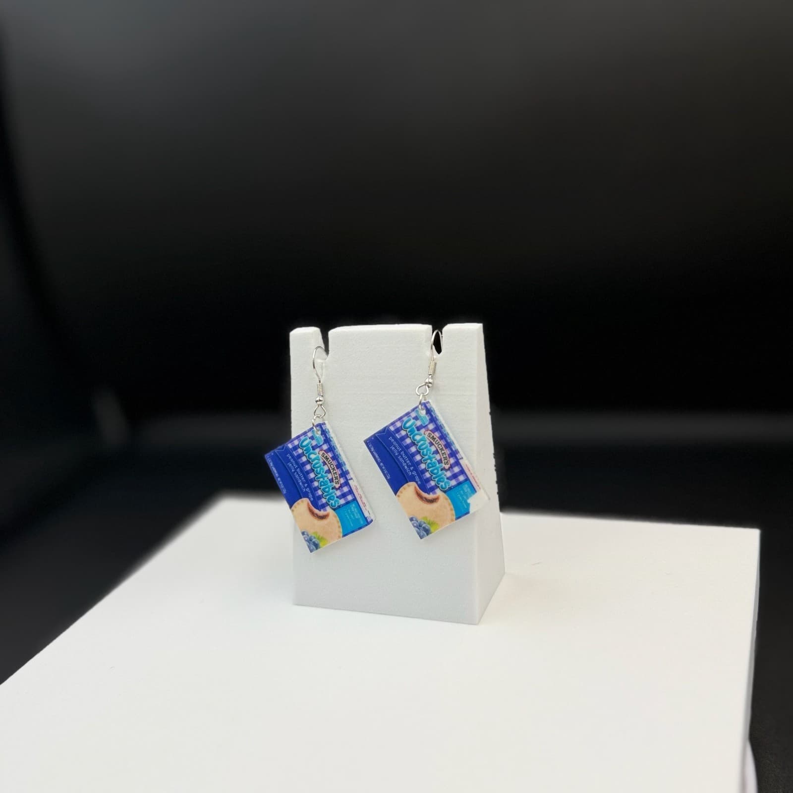 Vintage Smucker's Uncrustables Peanut Butter & Grape Jelly Sandwich Dangle - Thumbnail 3