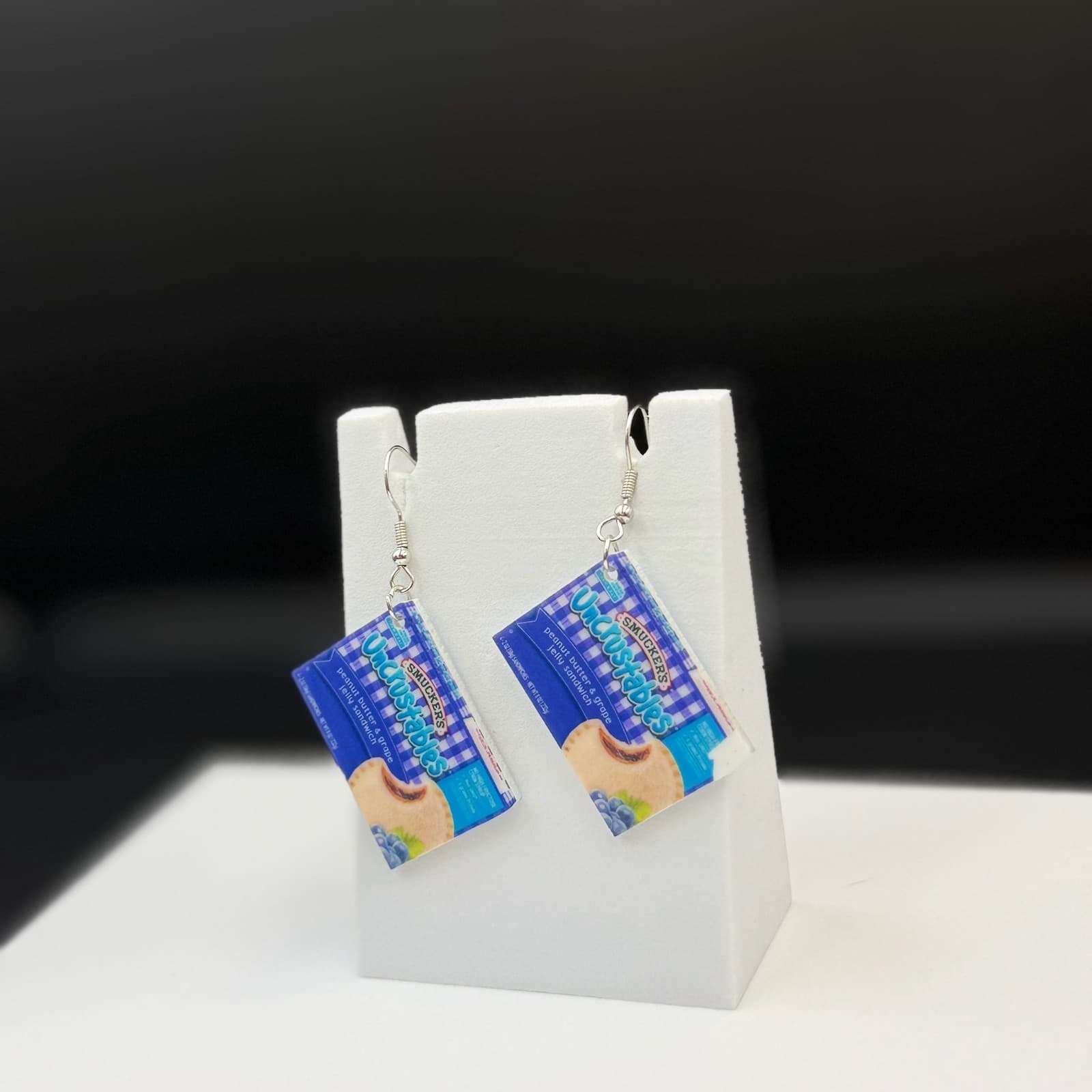 Vintage Smucker's Uncrustables Peanut Butter & Grape Jelly Sandwich Dangle - Thumbnail 4