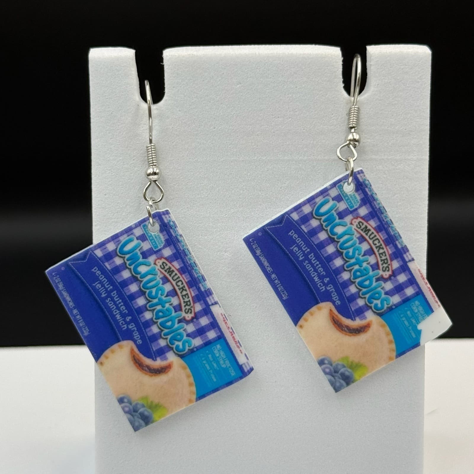 Vintage Smucker's Uncrustables Peanut Butter & Grape Jelly Sandwich Dangle - Image 1