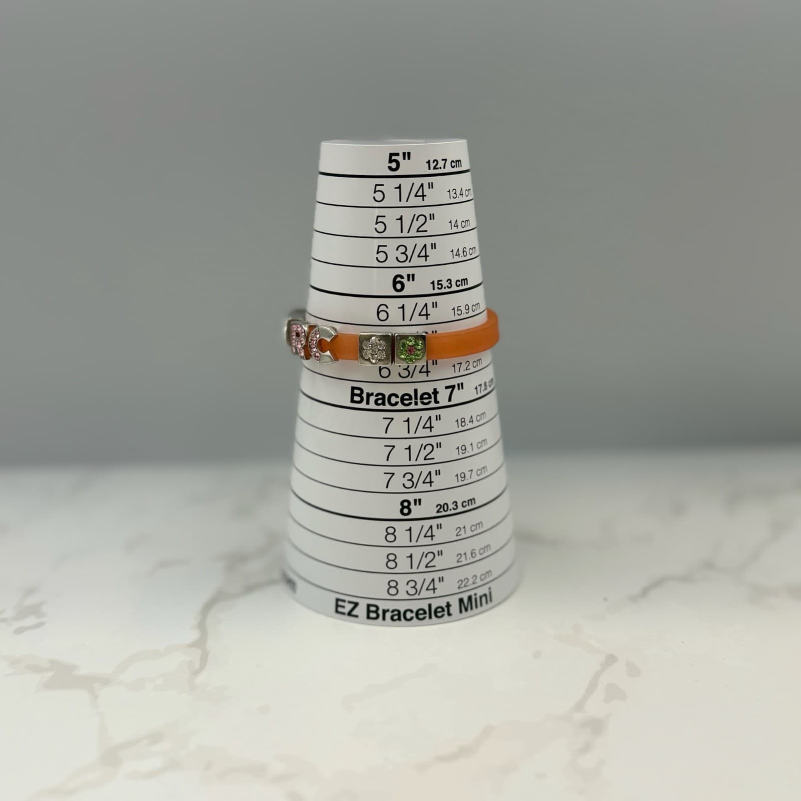 Vintage Handmade Womens Rhinestone Sliding Letters Alphabet Charms Wristbands - Thumbnail 4