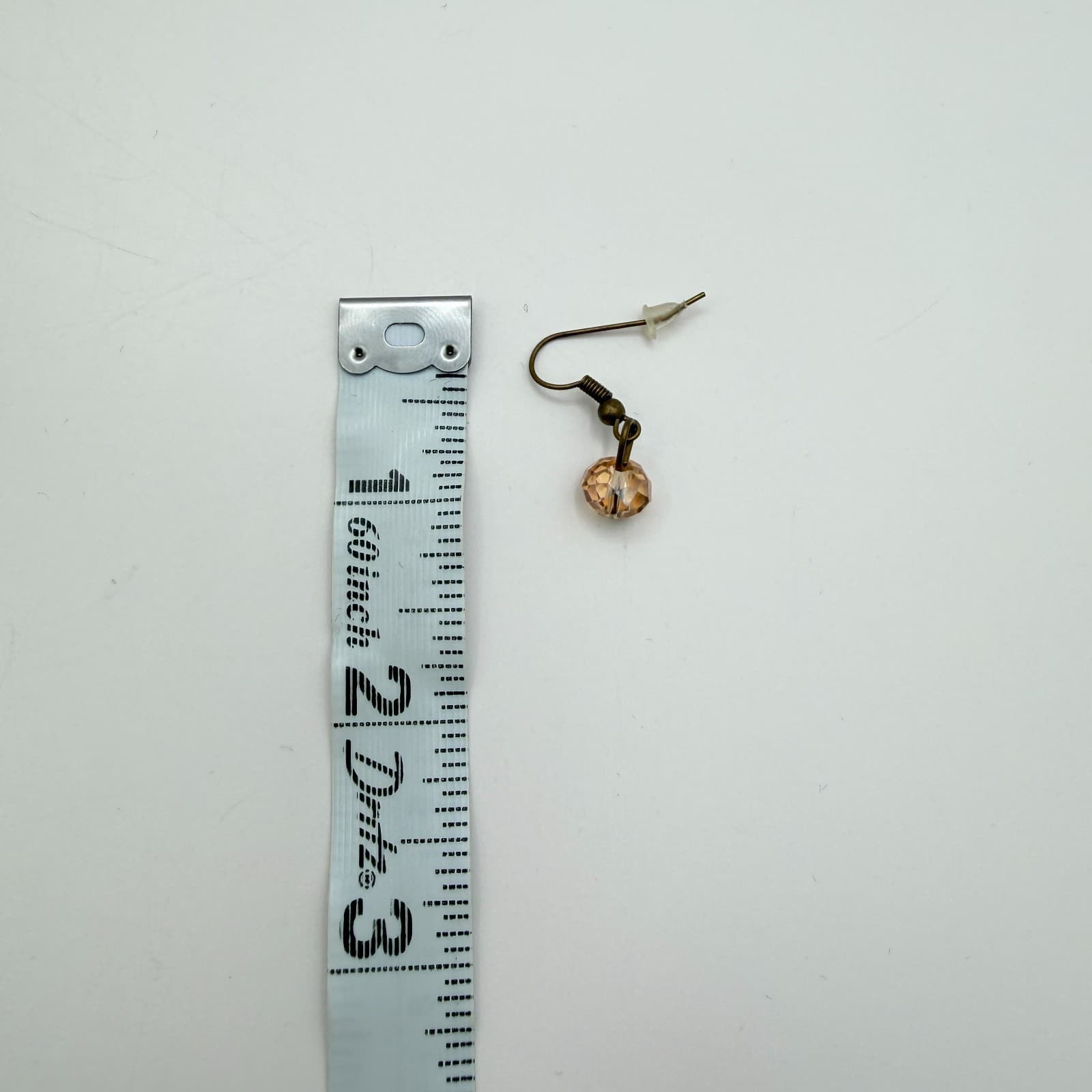 Vintage 90s Bib Necklace Earrings Set Pink Champagne Glass Beads Women's Jewelry - Thumbnail 15