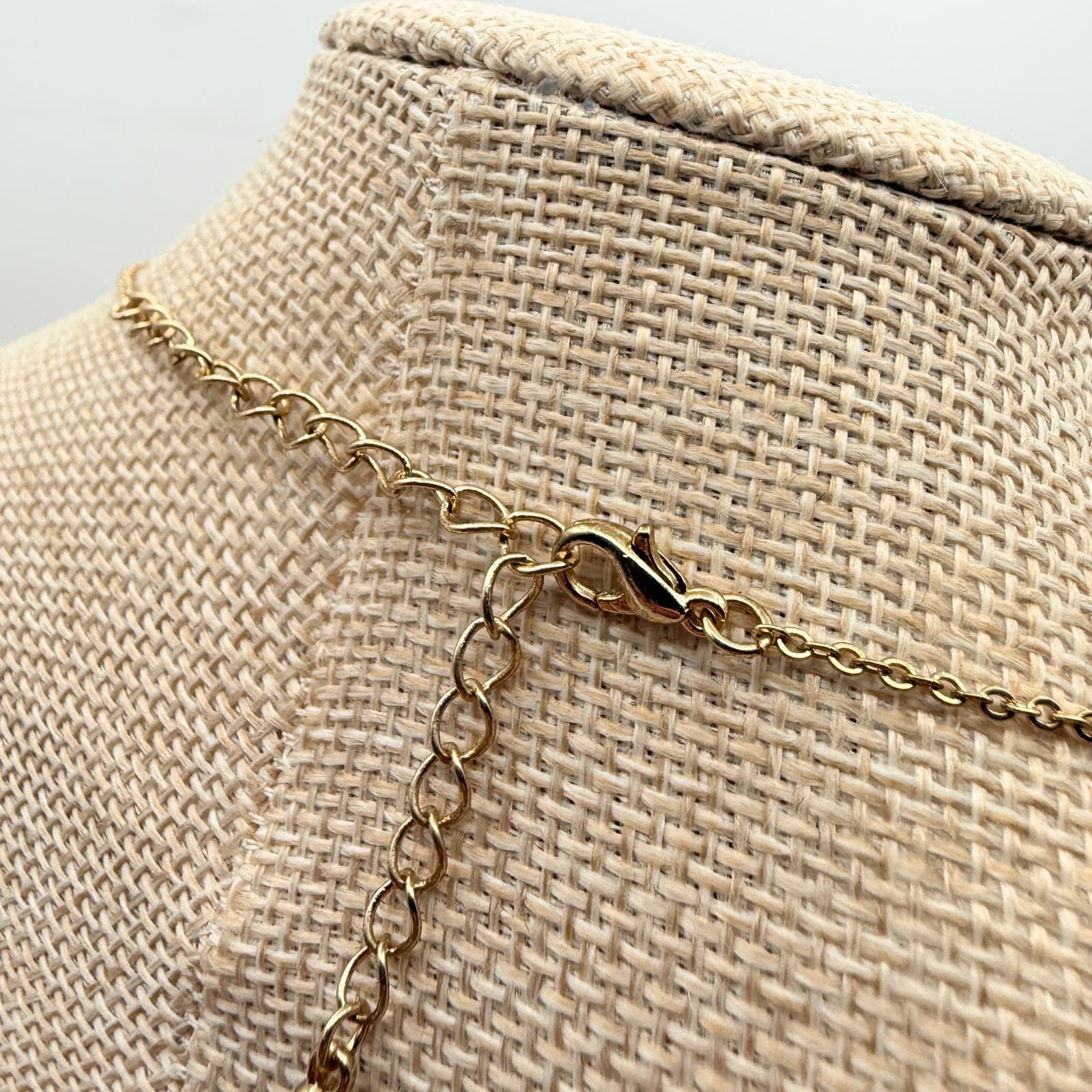 Vintage 80s Borealis Rhinestone Square Choker Statement Necklace Classic Jewelry - Thumbnail 7