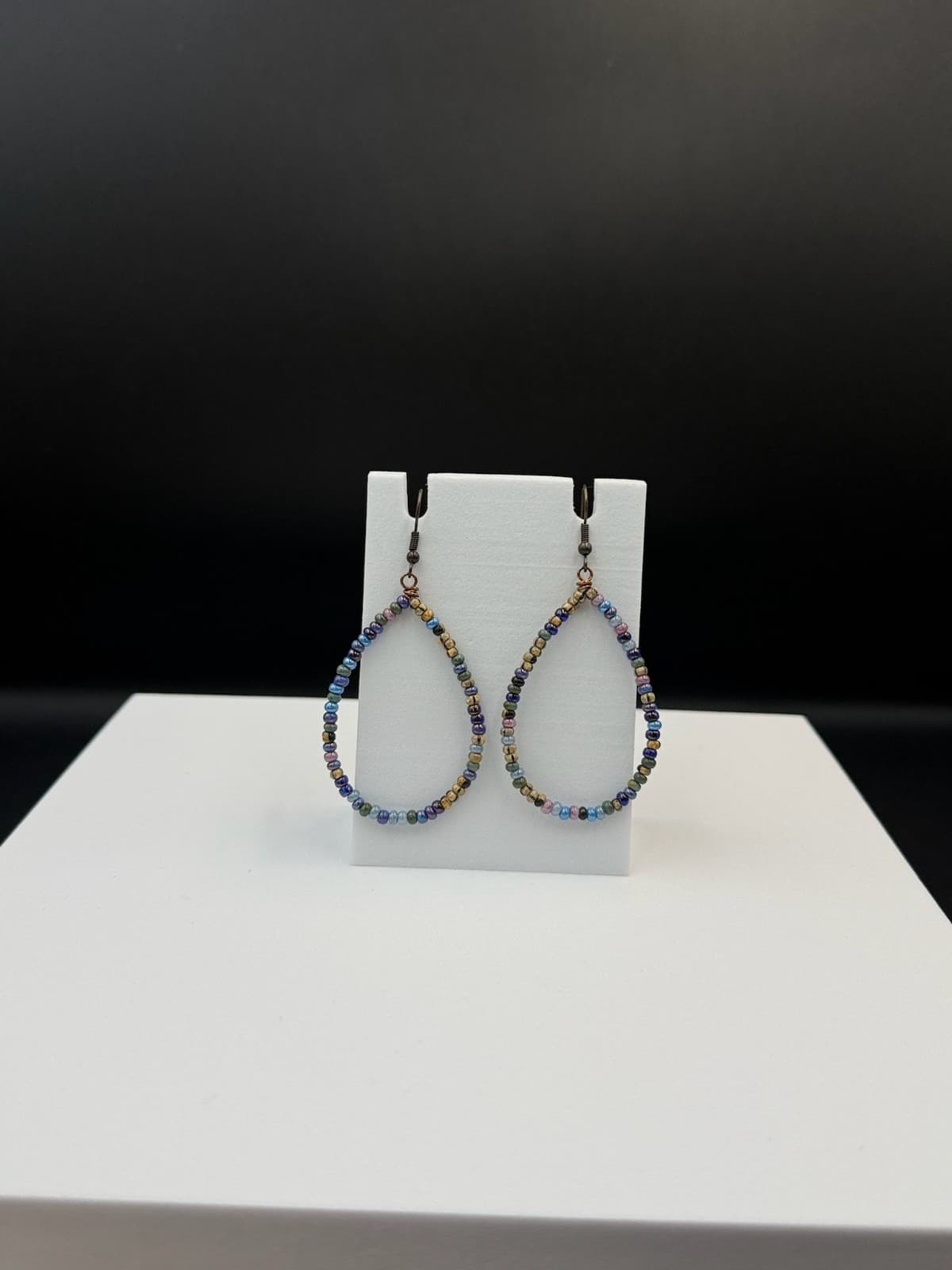 Vintage Handmade Multicolor Beads Fashion Jewelry Western Earrings For Womens - Thumbnail 7