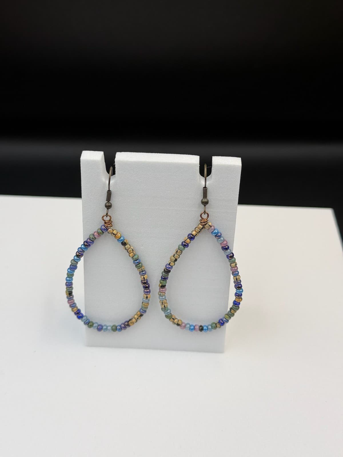 Vintage Handmade Multicolor Beads Fashion Jewelry Western Earrings For Womens - Thumbnail 2