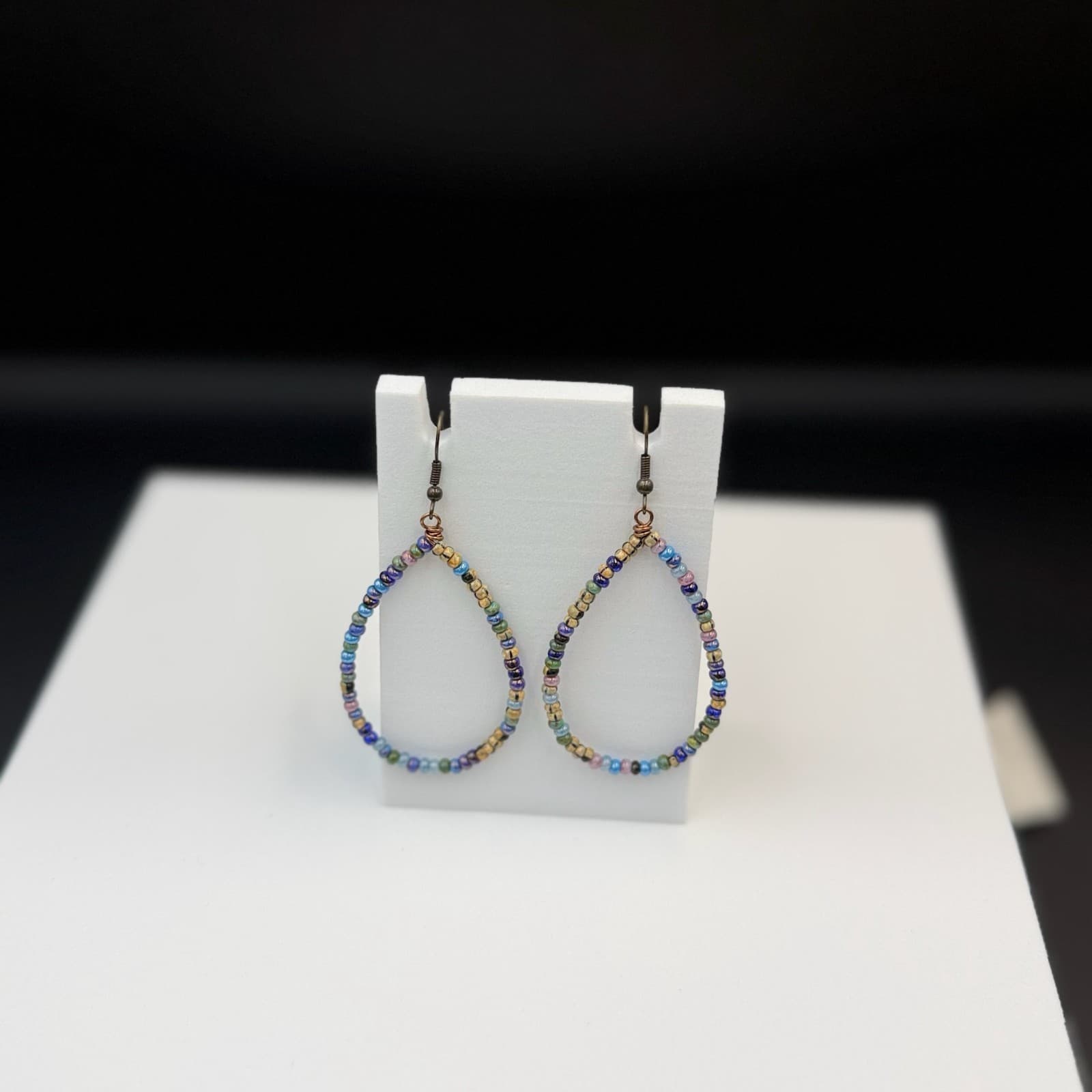 Vintage Handmade Multicolor Beads Fashion Jewelry Western Earrings For Womens - Thumbnail 15