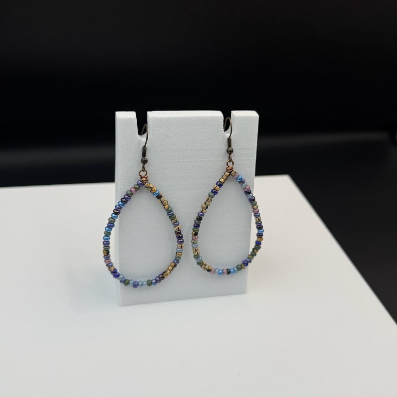 Vintage Handmade Multicolor Beads Fashion Jewelry Western Earrings For Womens - Thumbnail 10