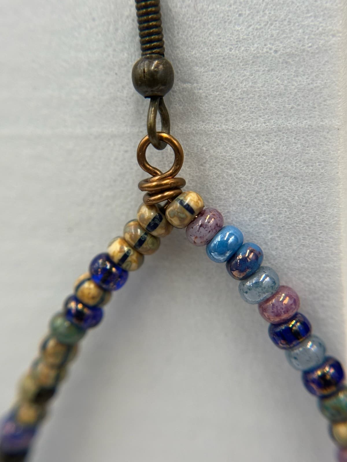 Vintage Handmade Multicolor Beads Fashion Jewelry Western Earrings For Womens - Thumbnail 4