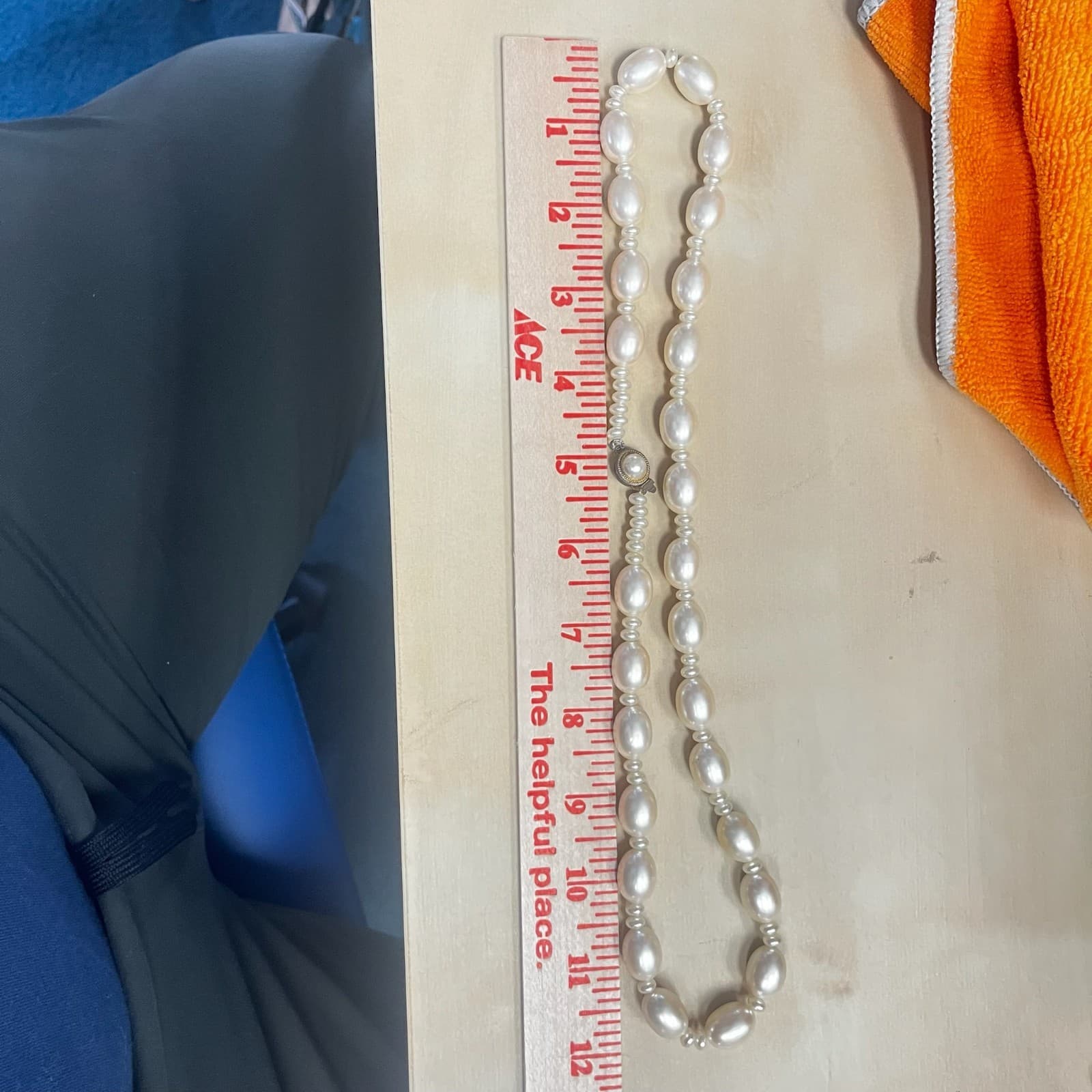 Vintage Elegant Faux Pearl Bead Necklace Classic Y2K Bridal Chic - Thumbnail 6