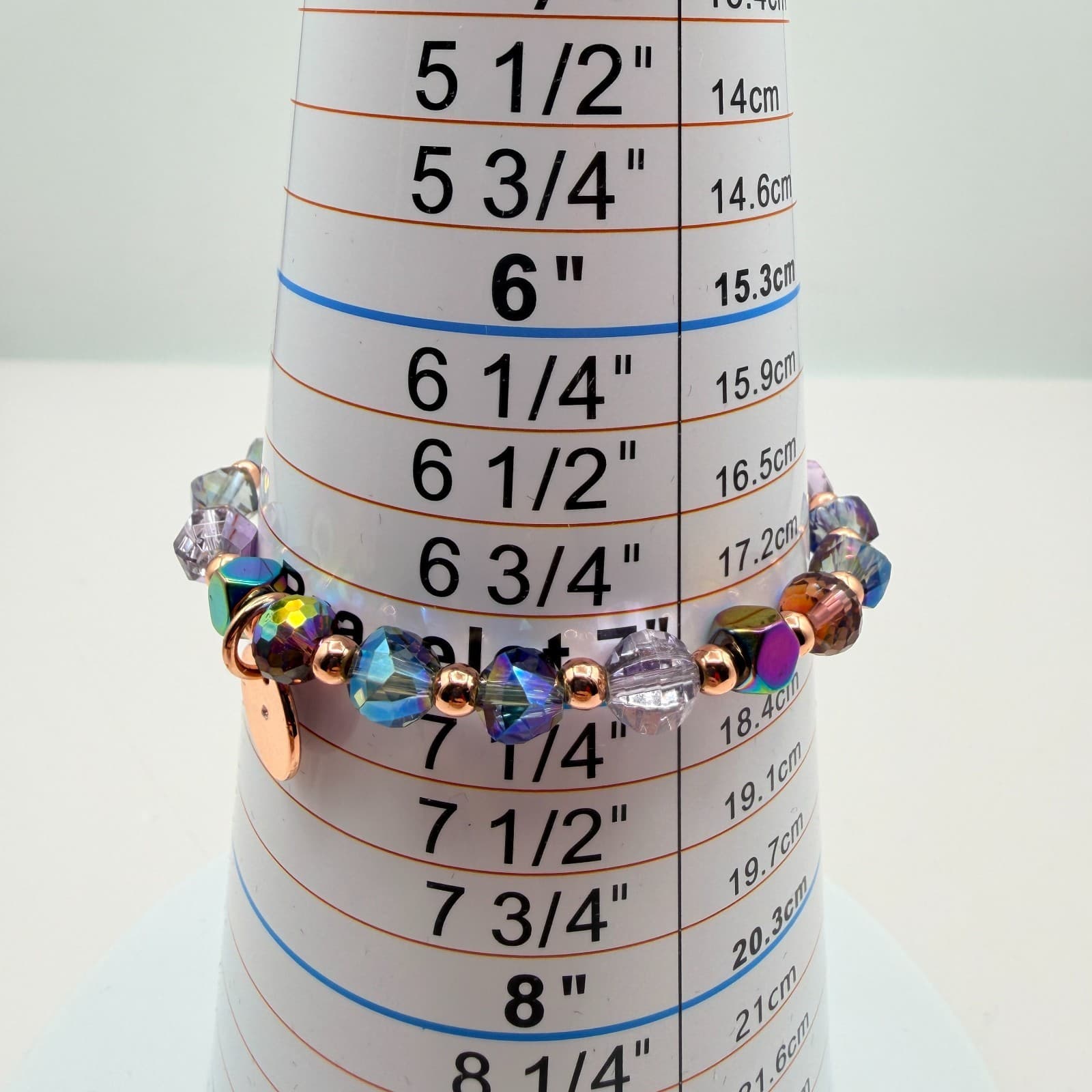 Vintage Y2K Naughty or Nice Beaded Charm Bracelet Women's Classic Jewelry - Thumbnail 10