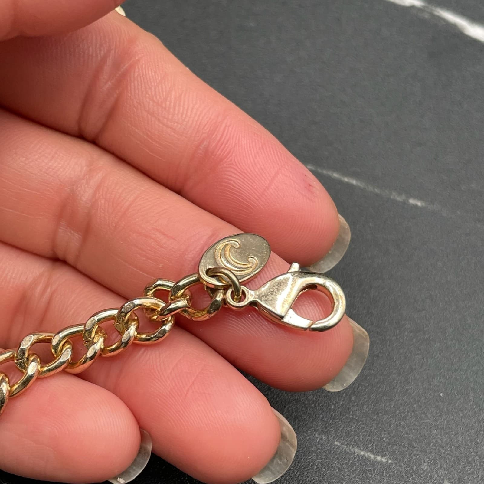 Vintage Faux Opal Rhinestone Gold-Tone Floral Cluster Fashion Bib Necklace - Thumbnail 19