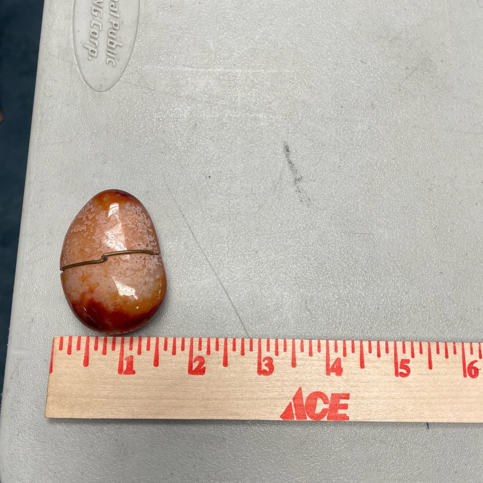 Vintage Carnelian Agate Polished Reddish-Orange Chalcedony Collectible Gemstone - Thumbnail 14