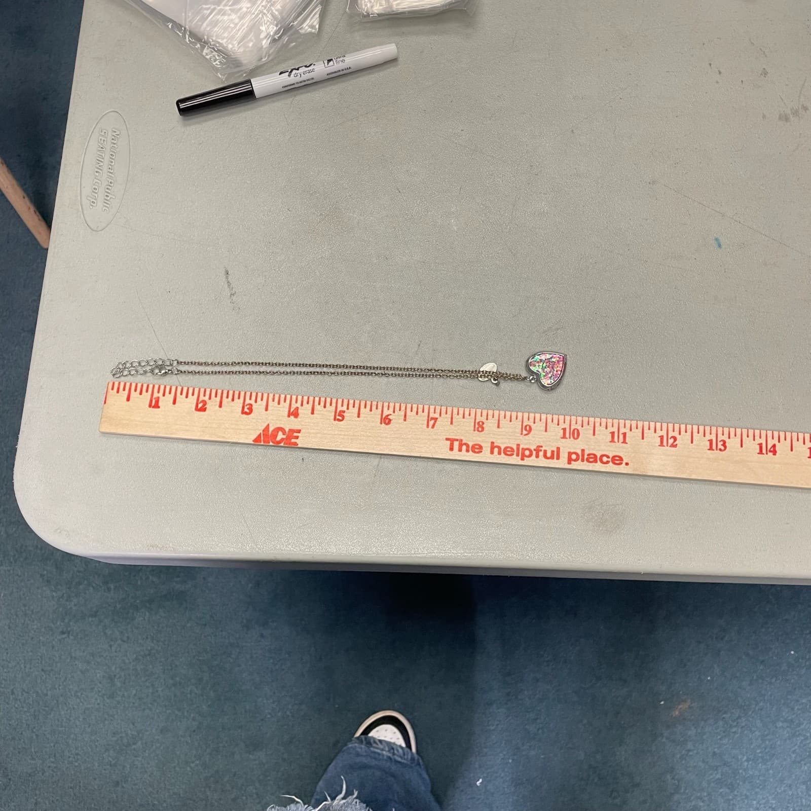 Vintage BFF Gold-Tone Lobster Crayon Glitter Heart Pendant Opening Locket - Thumbnail 14