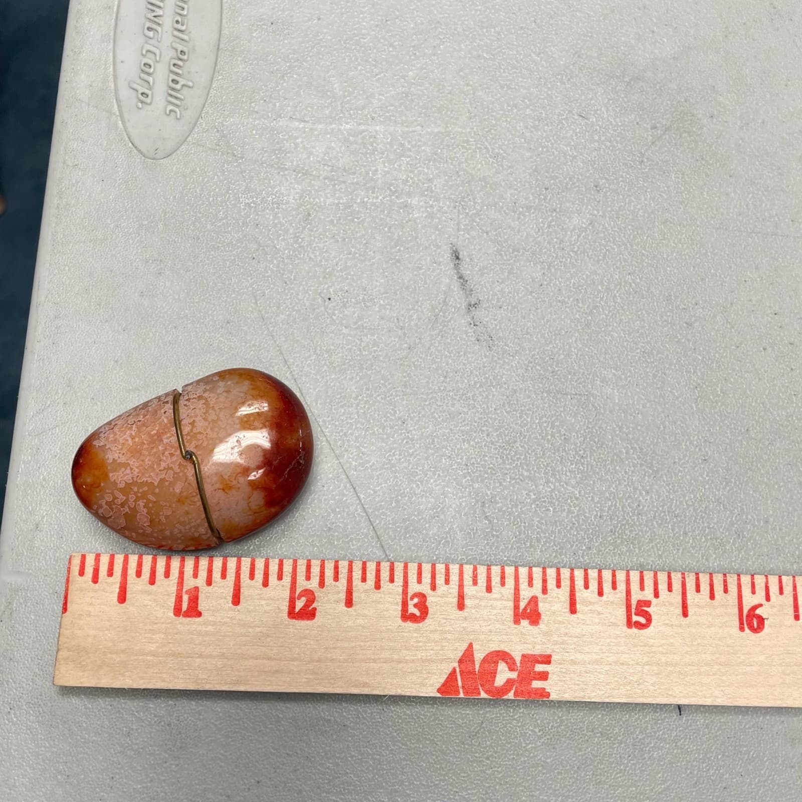 Vintage Carnelian Agate Polished Reddish-Orange Chalcedony Collectible Gemstone - Thumbnail 13