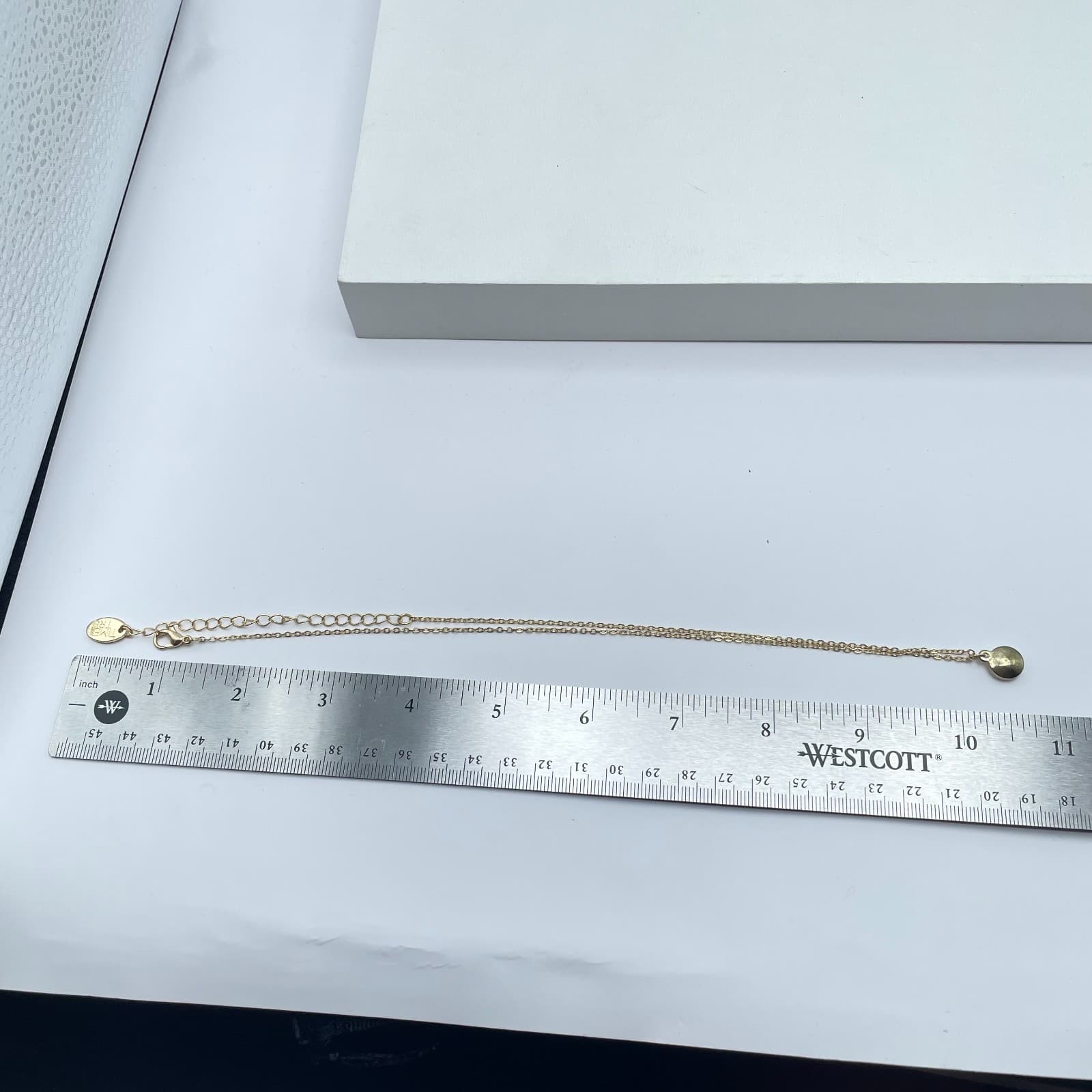 Vintage Y2K Time and Tru Gold Tone Crystal Solitaire Necklace Fashion Jewelry - Thumbnail 7