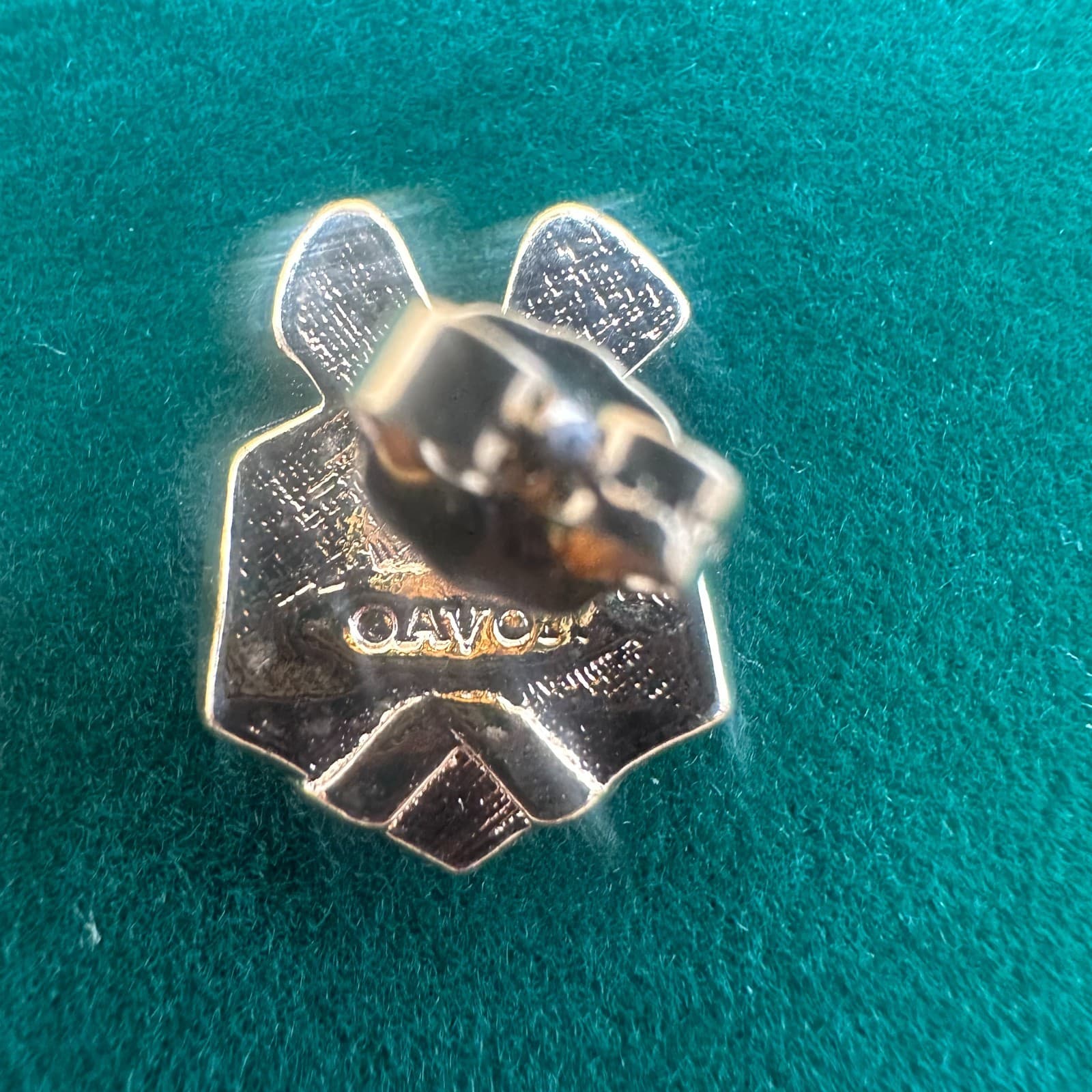 Vintage Goldtone Crystal Gift Box Earrings – Sparkling Holiday Present Studs - Thumbnail 2