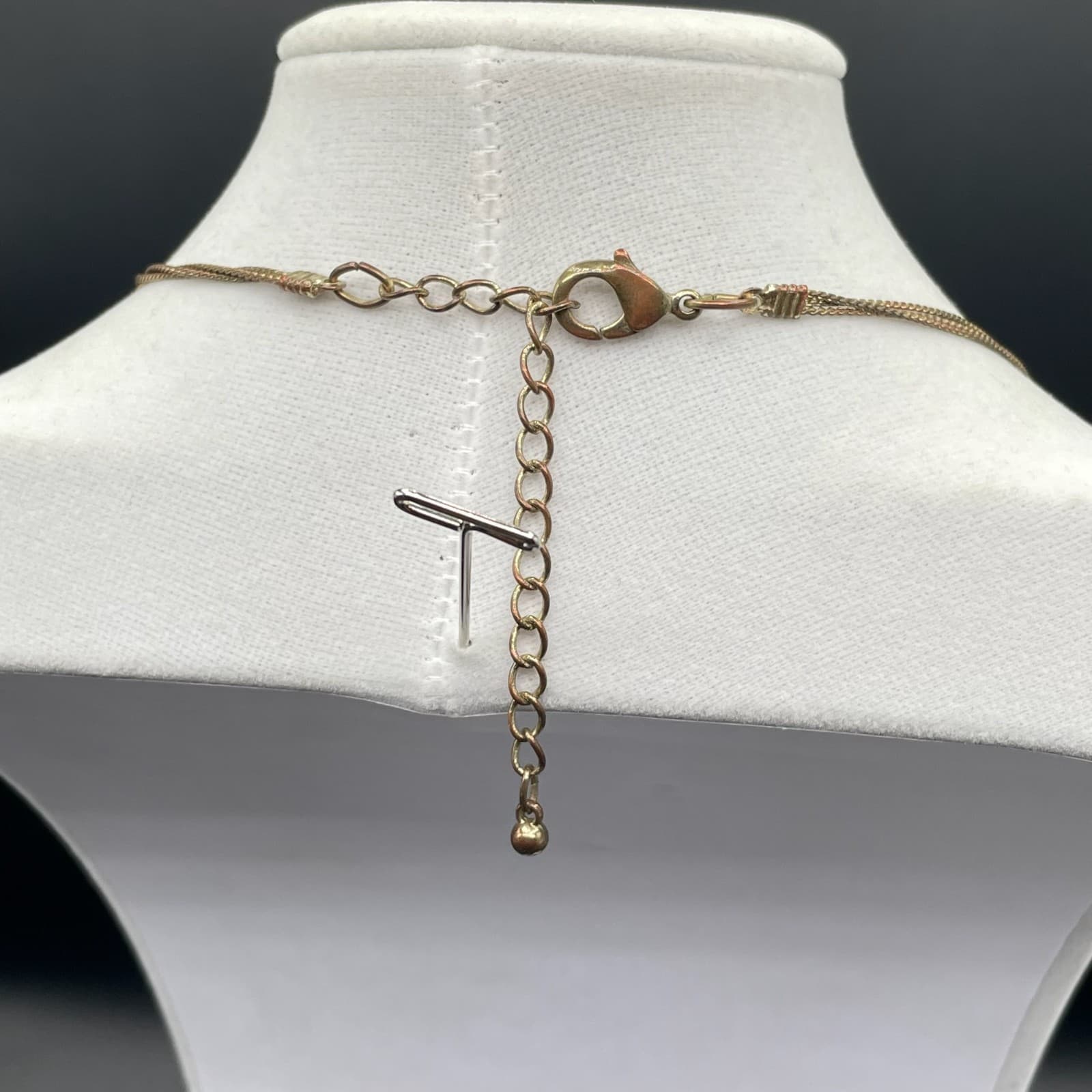 Vintage Contemporary Multicolor Lobster Chain Turquoise Triple-Strand Beaded - Thumbnail 9