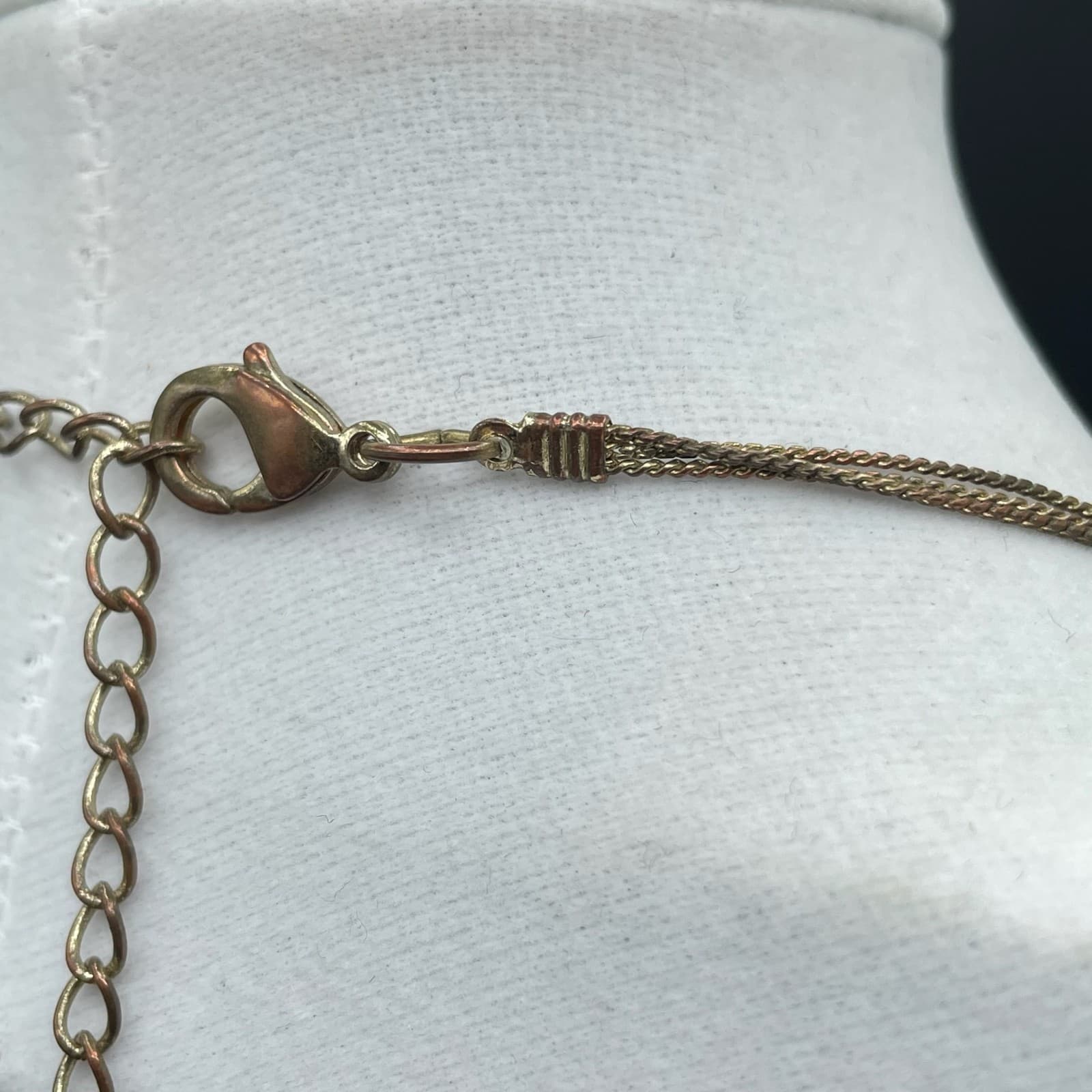 Vintage Contemporary Multicolor Lobster Chain Turquoise Triple-Strand Beaded - Thumbnail 10