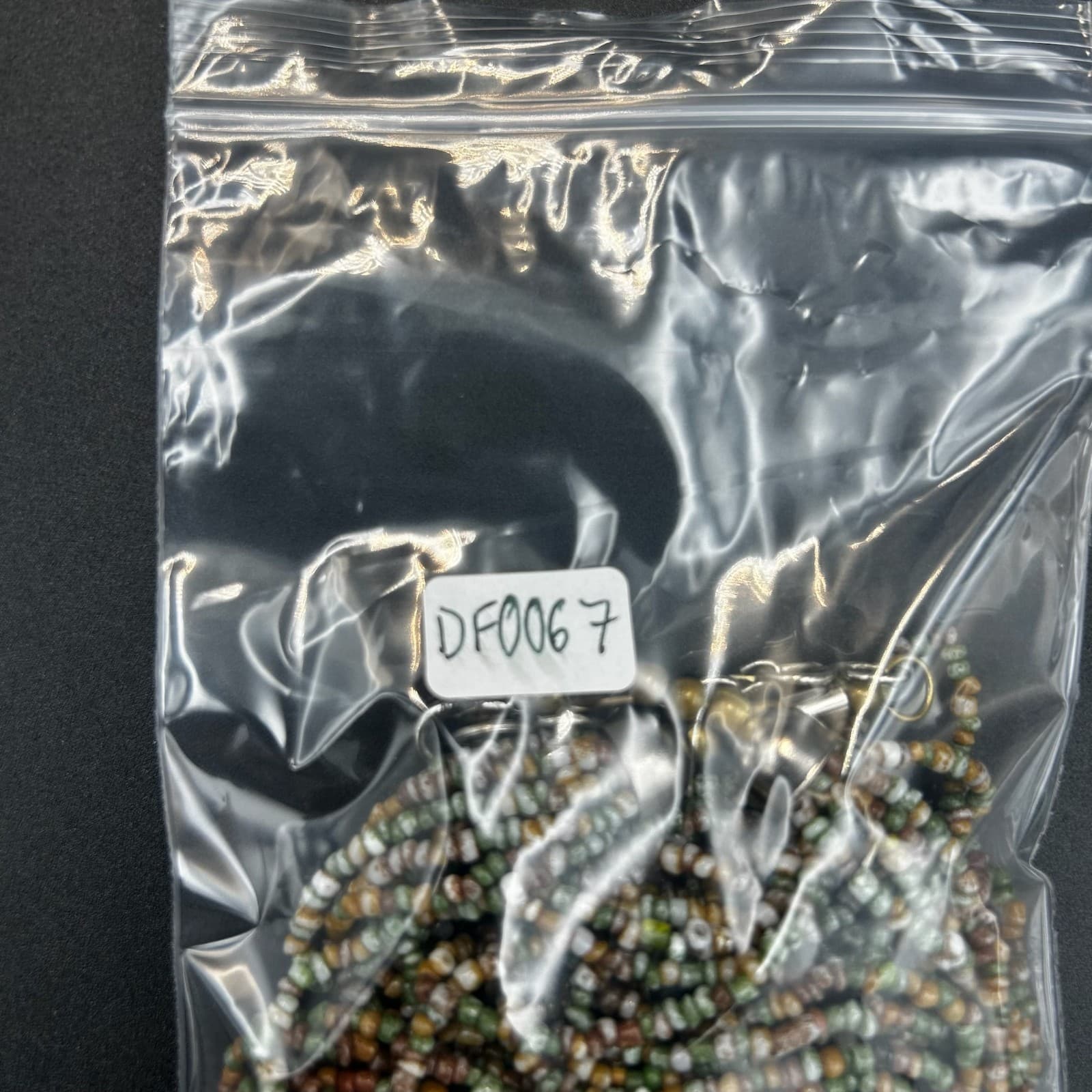 Vintage Seed Bead Multi-Strand Necklace 19" Boho Layered Costume Jewelry - Thumbnail 8