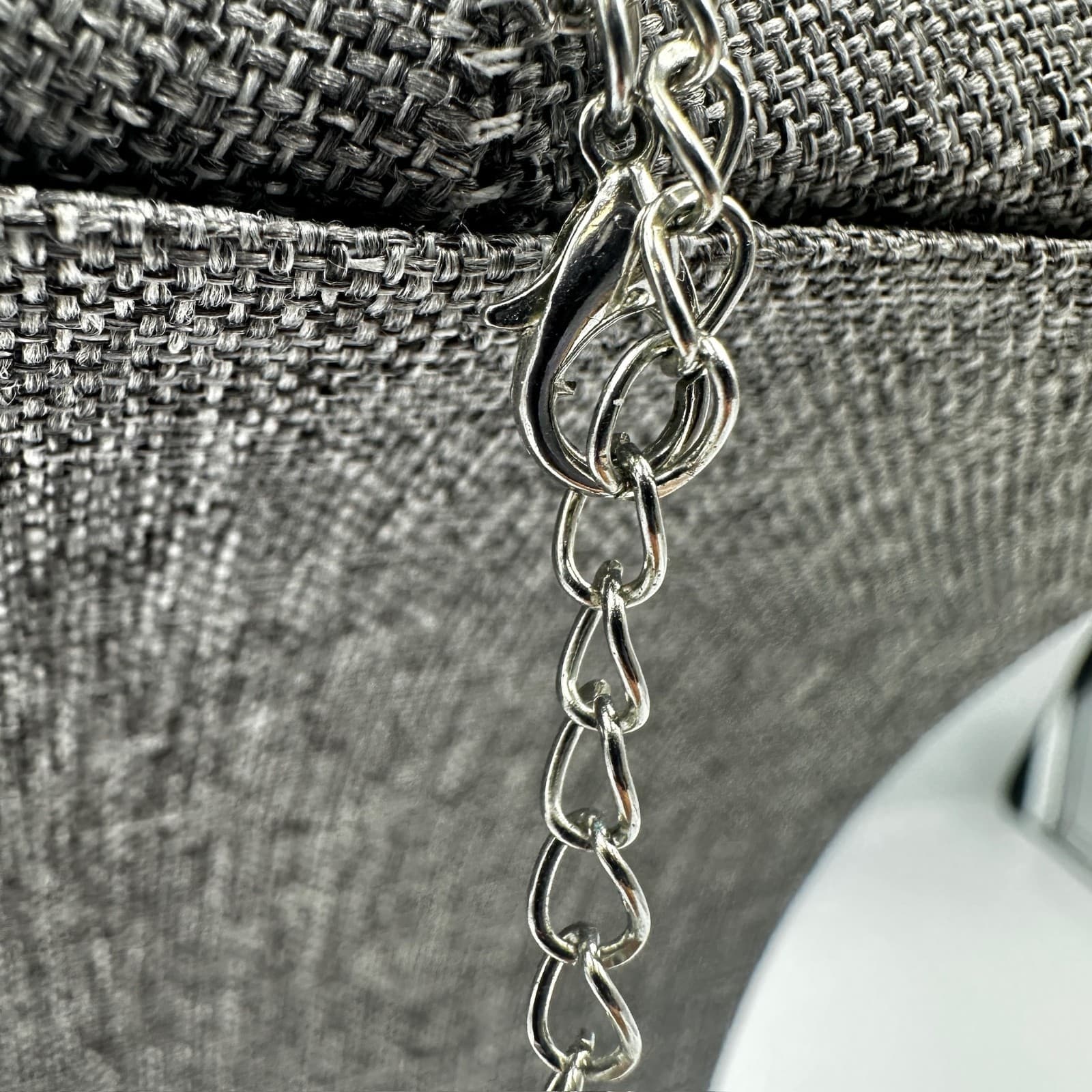 Pink Beaded Silver-Tone Layered Necklace Y2K Boho Chic - Thumbnail 6