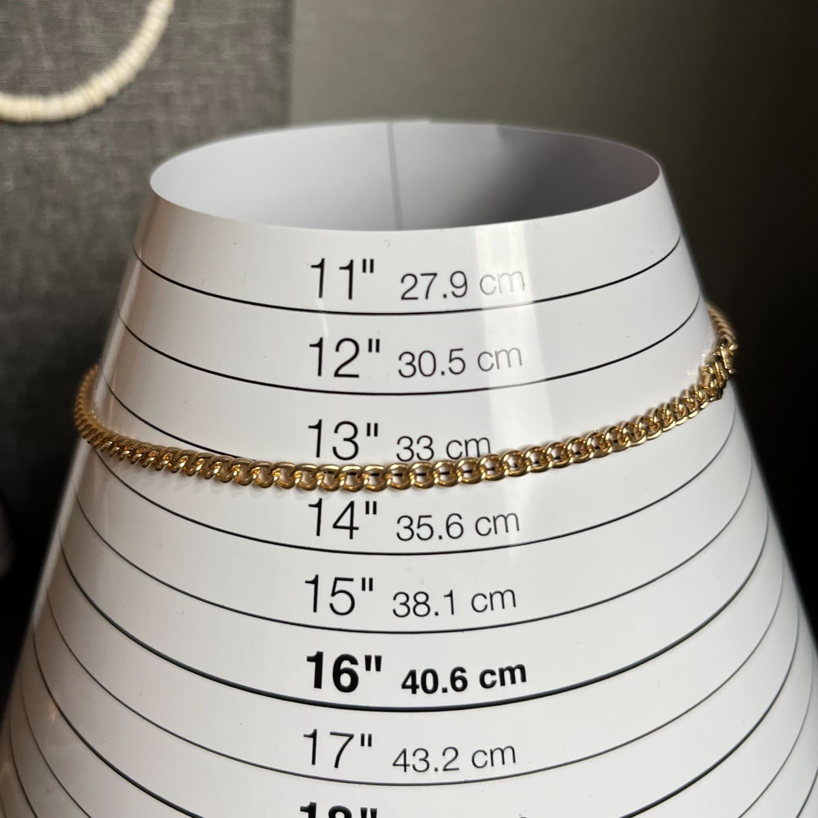 Vtg 90s Gold Tone Love Script Necklace Chunky Curb Chain Statement Jewelry Women - Thumbnail 8