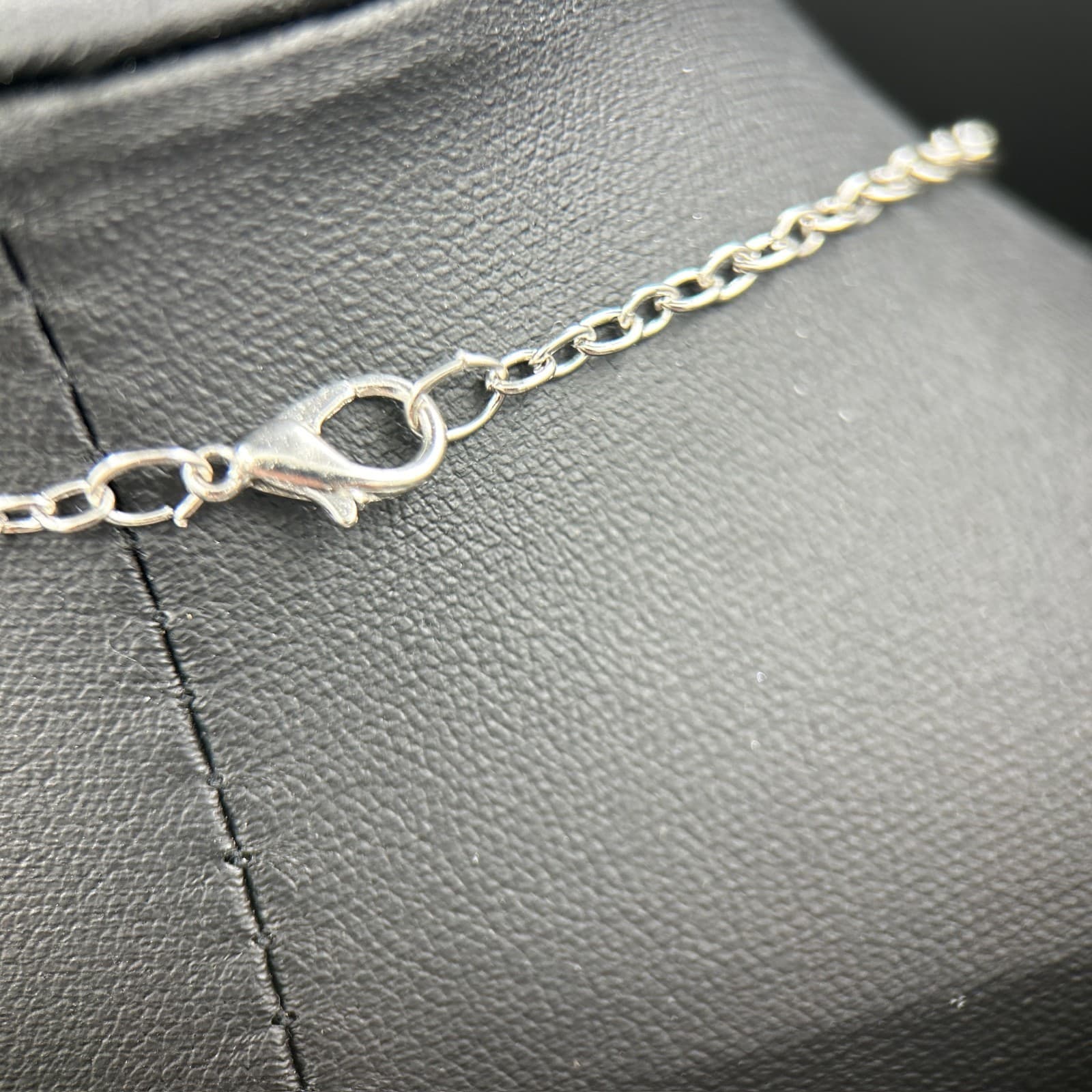 Vintage Silver Fairy Pendant Necklace Fantasy Moon Art - Thumbnail 3