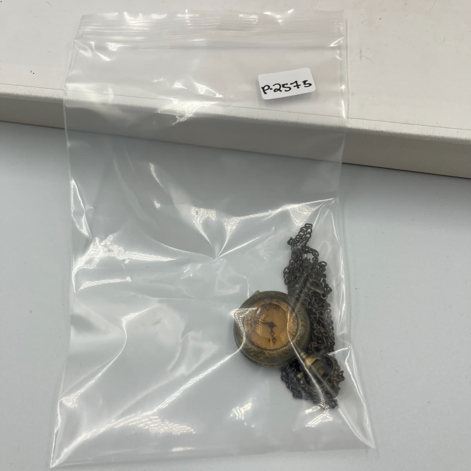 Vintage Style Bronze Pocket Watch Necklace Quartz Locket Pendant Steampunk Chain - Thumbnail 8