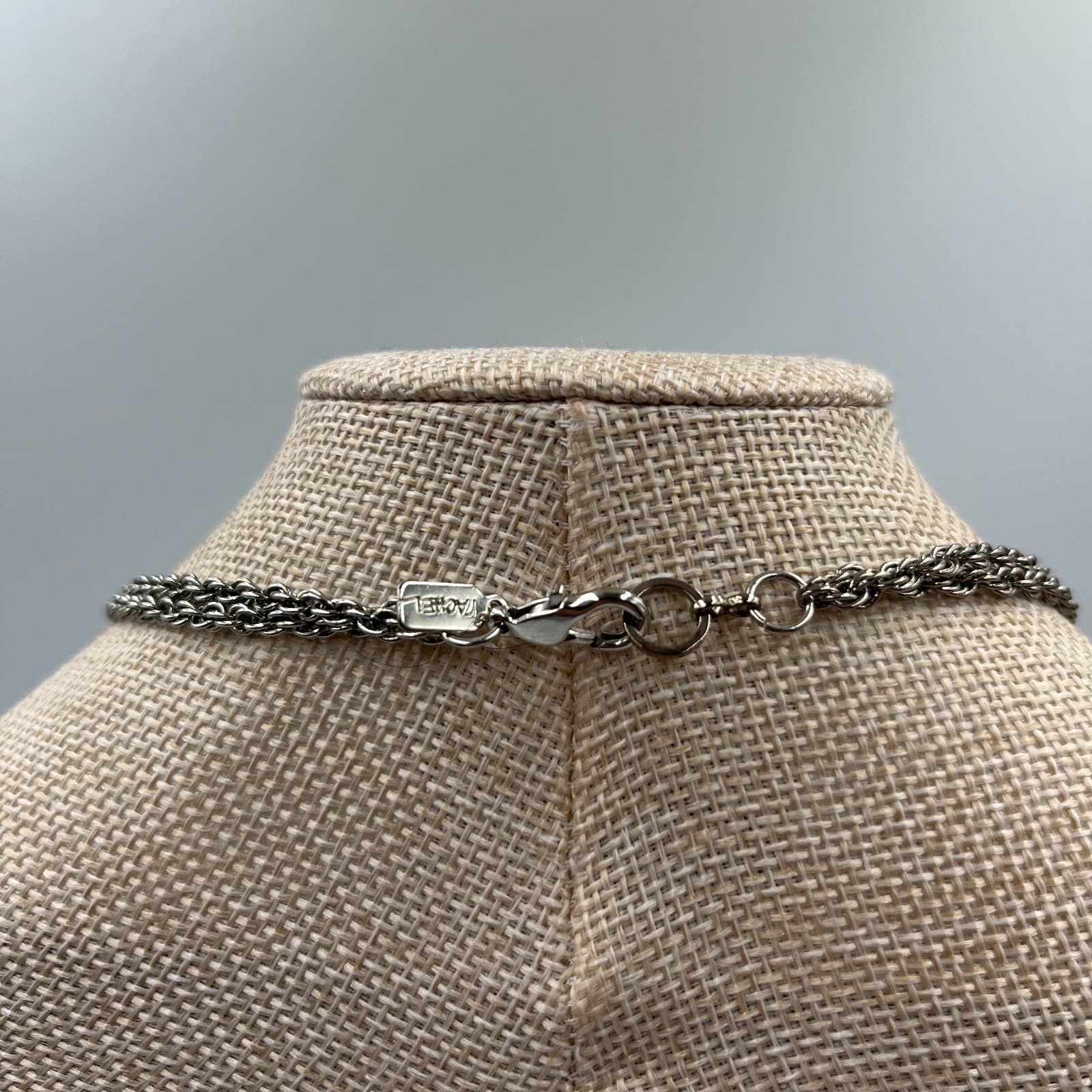 Vintage RACHEL Rose Pearl Multi-Strand Necklace Shabby Chic Romantic Boho Pink - Thumbnail 7