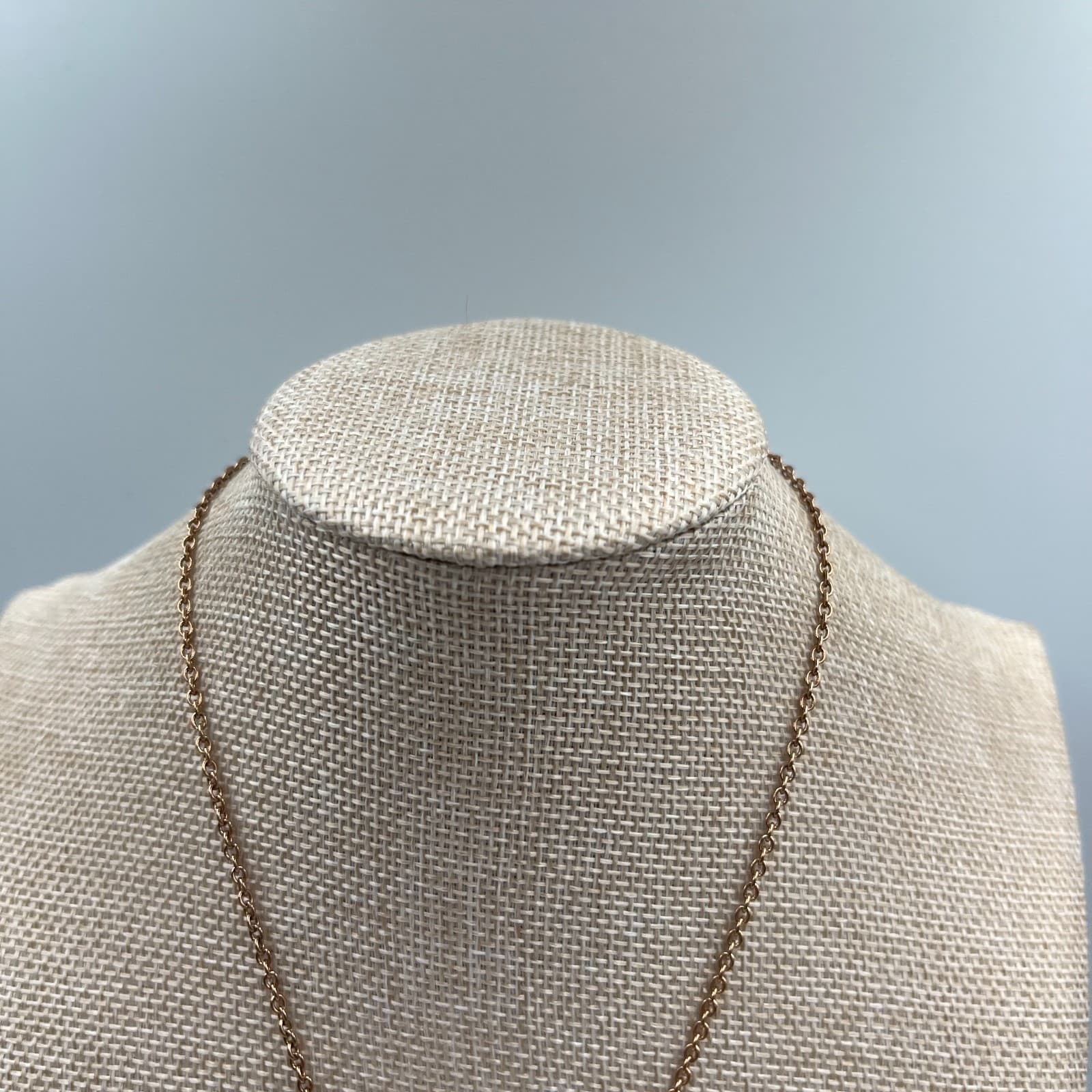 Vintage Black Enamel Heart Pendant Necklace Gold Tone Bow Faux Pearl Statement - Thumbnail 2