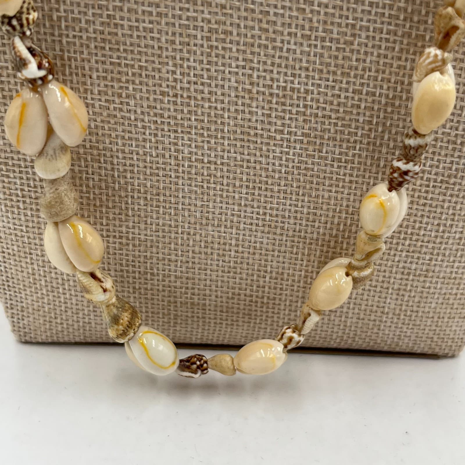 Vintage Silver Tone Faux Pearl & Clear Crystal Station Necklace Long 36" Beaded - Thumbnail 3