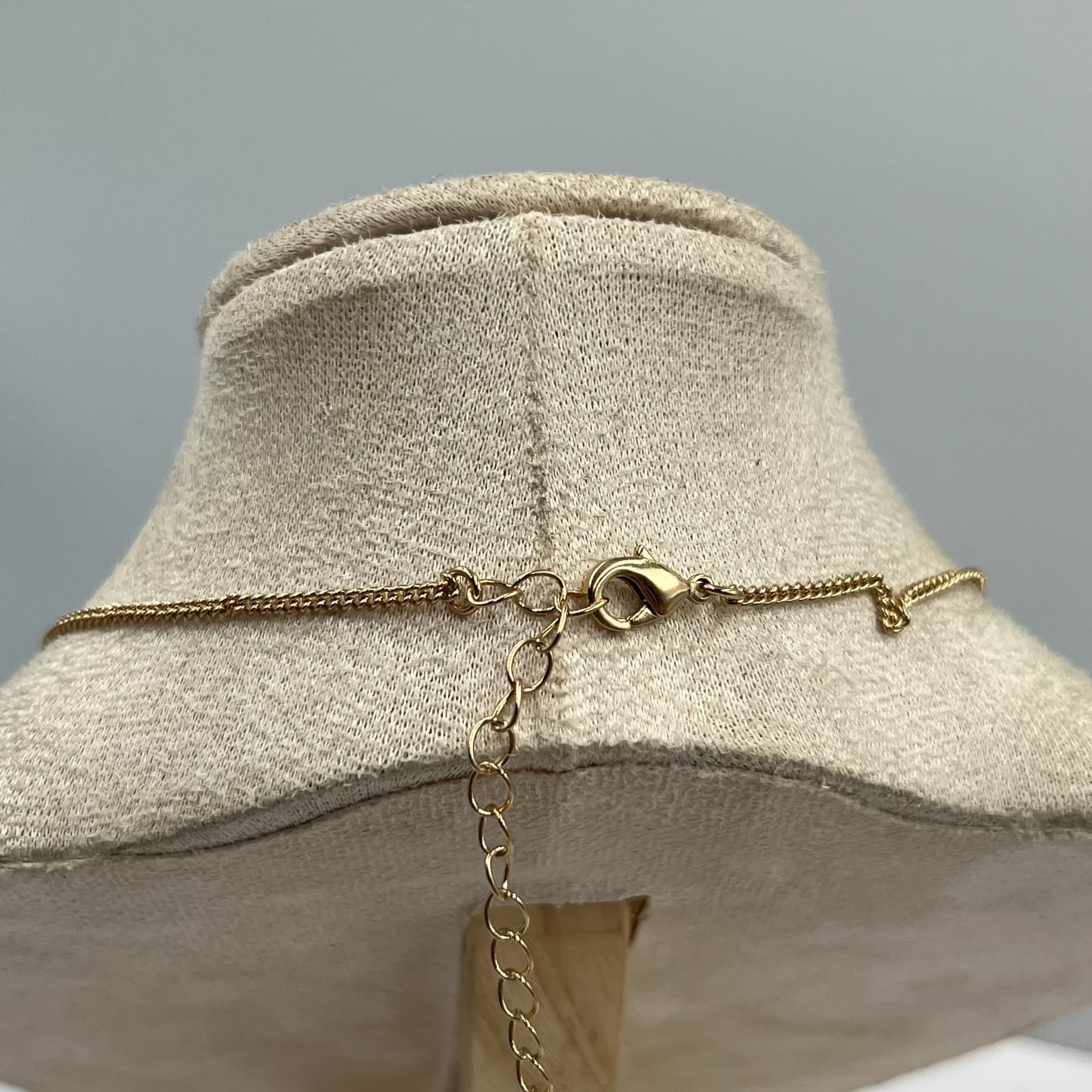 Vintage Sagittarius Zodiac Pendant Necklace Gold Tone Astrology Archer Medallion - Thumbnail 6