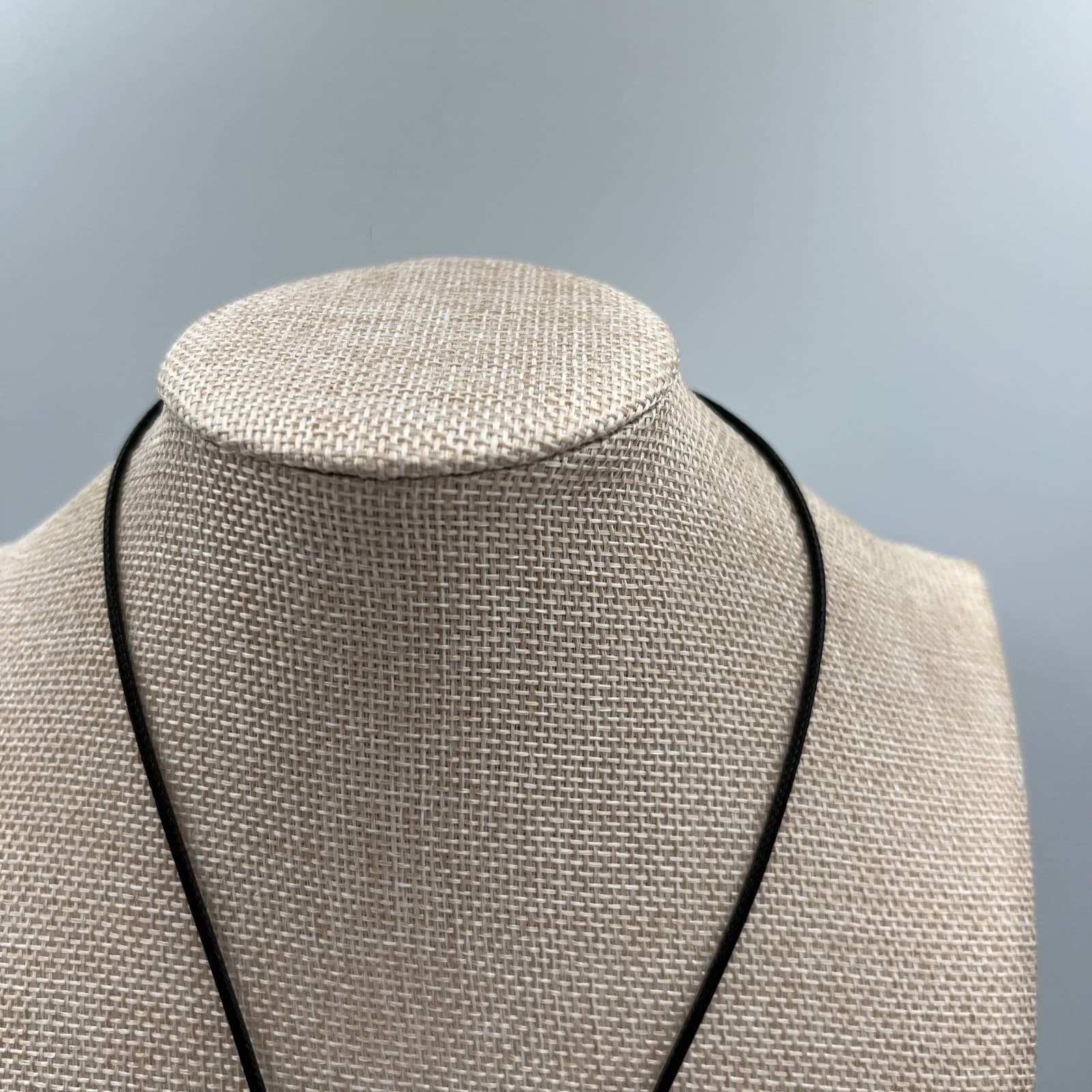 Vintage Crystal Heart Pendant Necklace Signed Silver Tone 18" Chain - Thumbnail 2