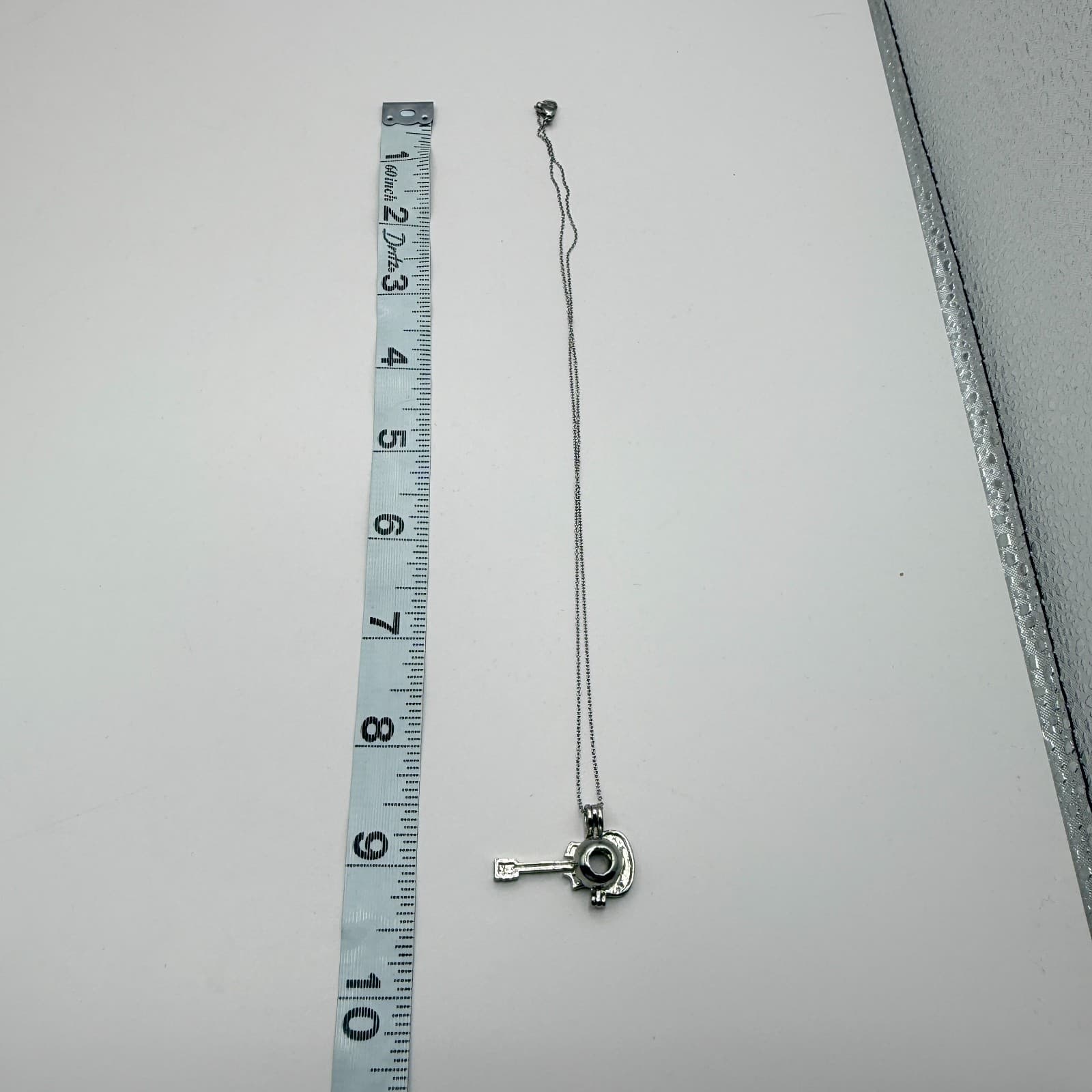 Vintage Y2K Silver Tone Guitar Locket Pendant Necklace Women's Classic Jewelry - Thumbnail 10