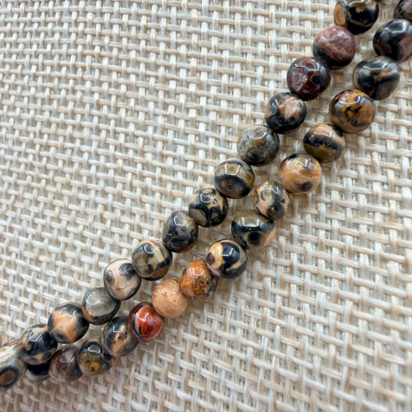 Vintage Y2K Double Strand Beaded Necklace Women's Classic Fashion Jewelry - Thumbnail 4