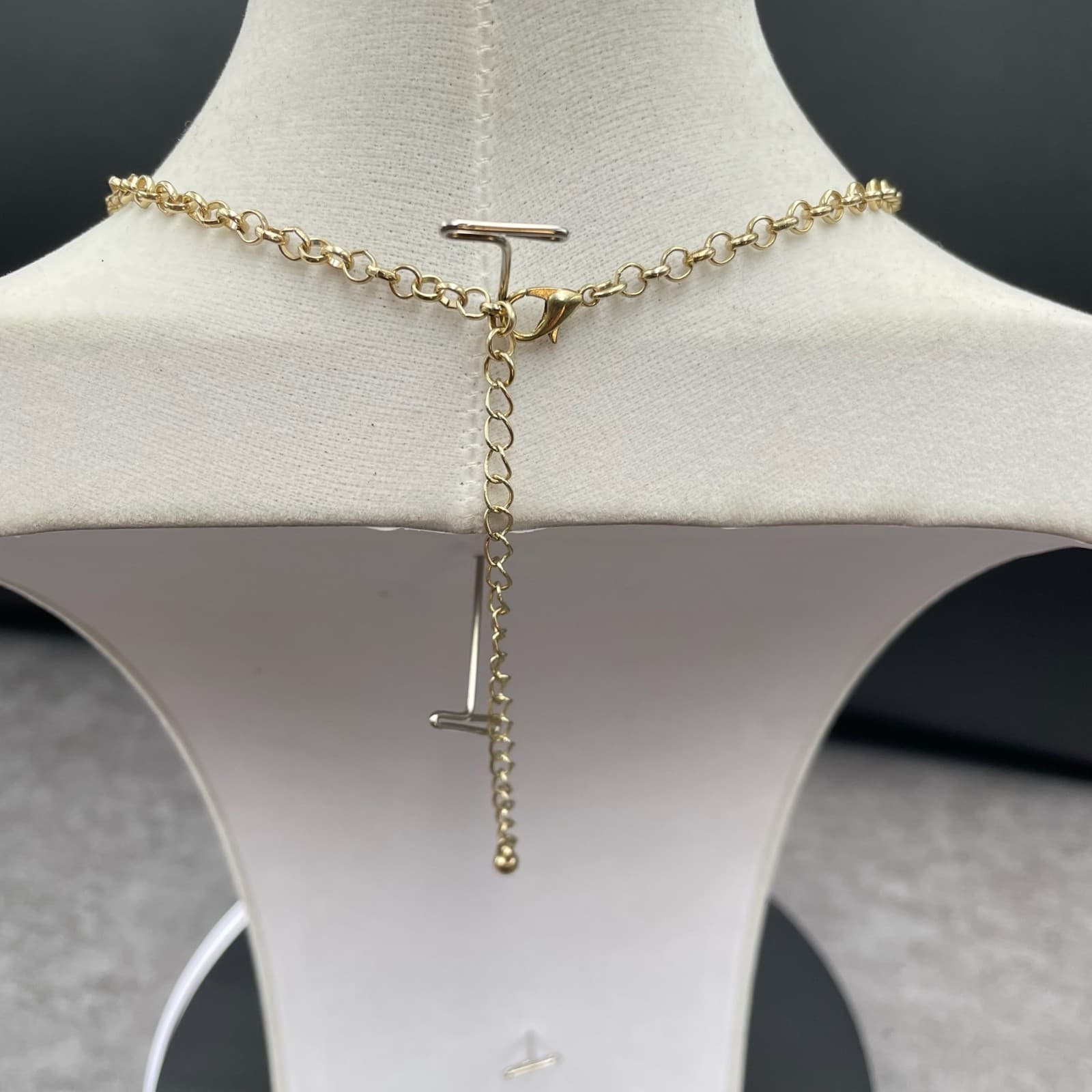 Tribal Gold-Tone Bohemian Round Link Chain Hammered Disc Bib Statement Necklace - Thumbnail 12