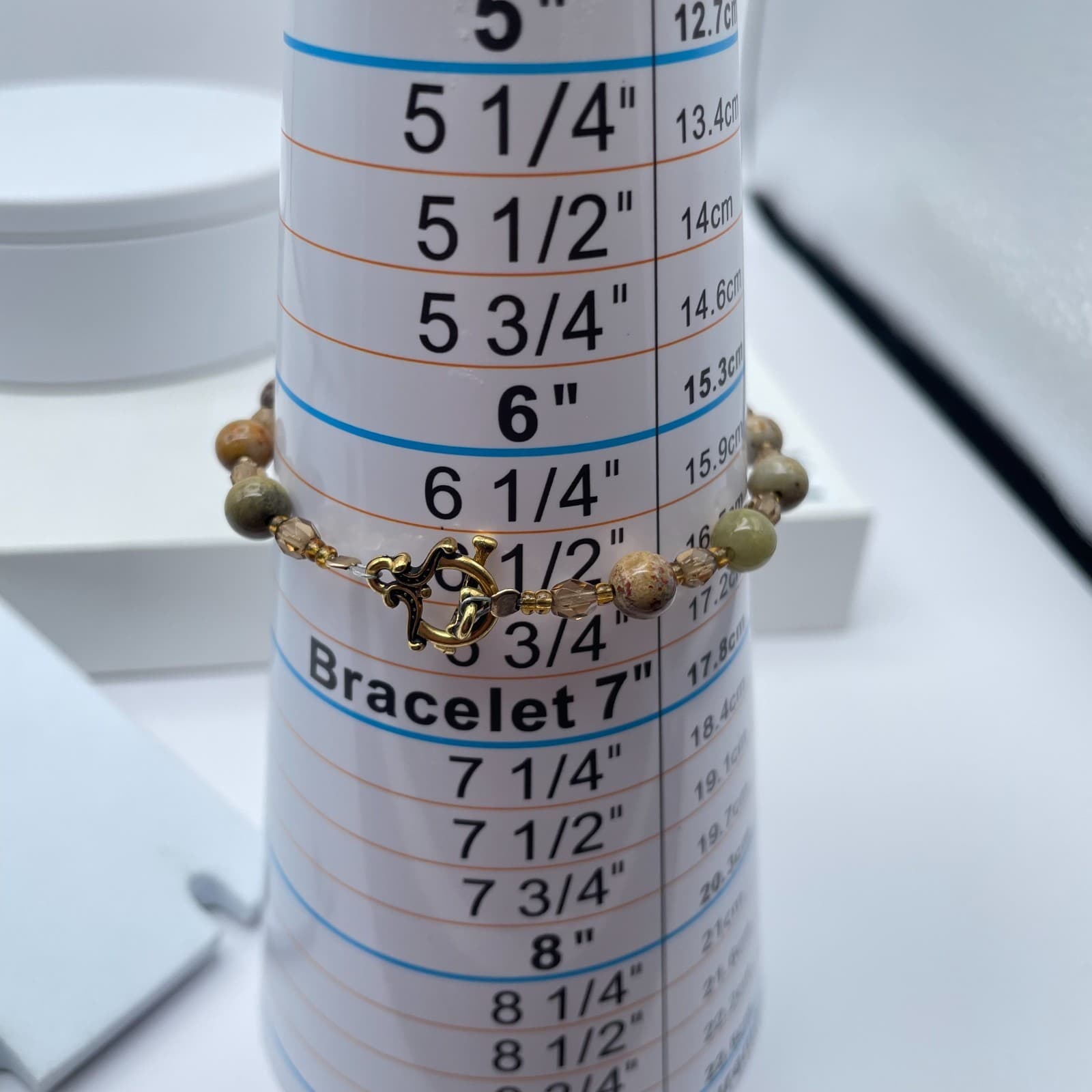 Vintage 90s Beaded Bracelet Statement Boho Women's Classic Fashion Jewelry - Thumbnail 2