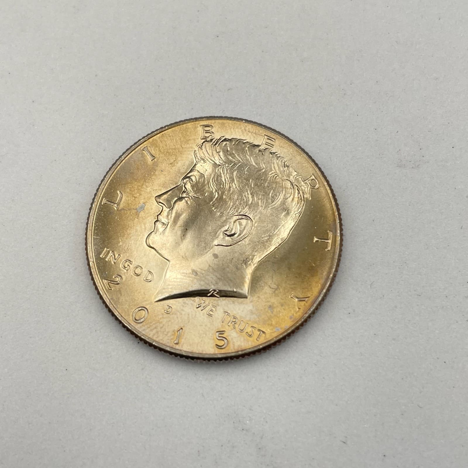 VTG Elvis Presley 80th Birthday Gold Record Coin Liberty 2015 John F. Kennedy - Image 1