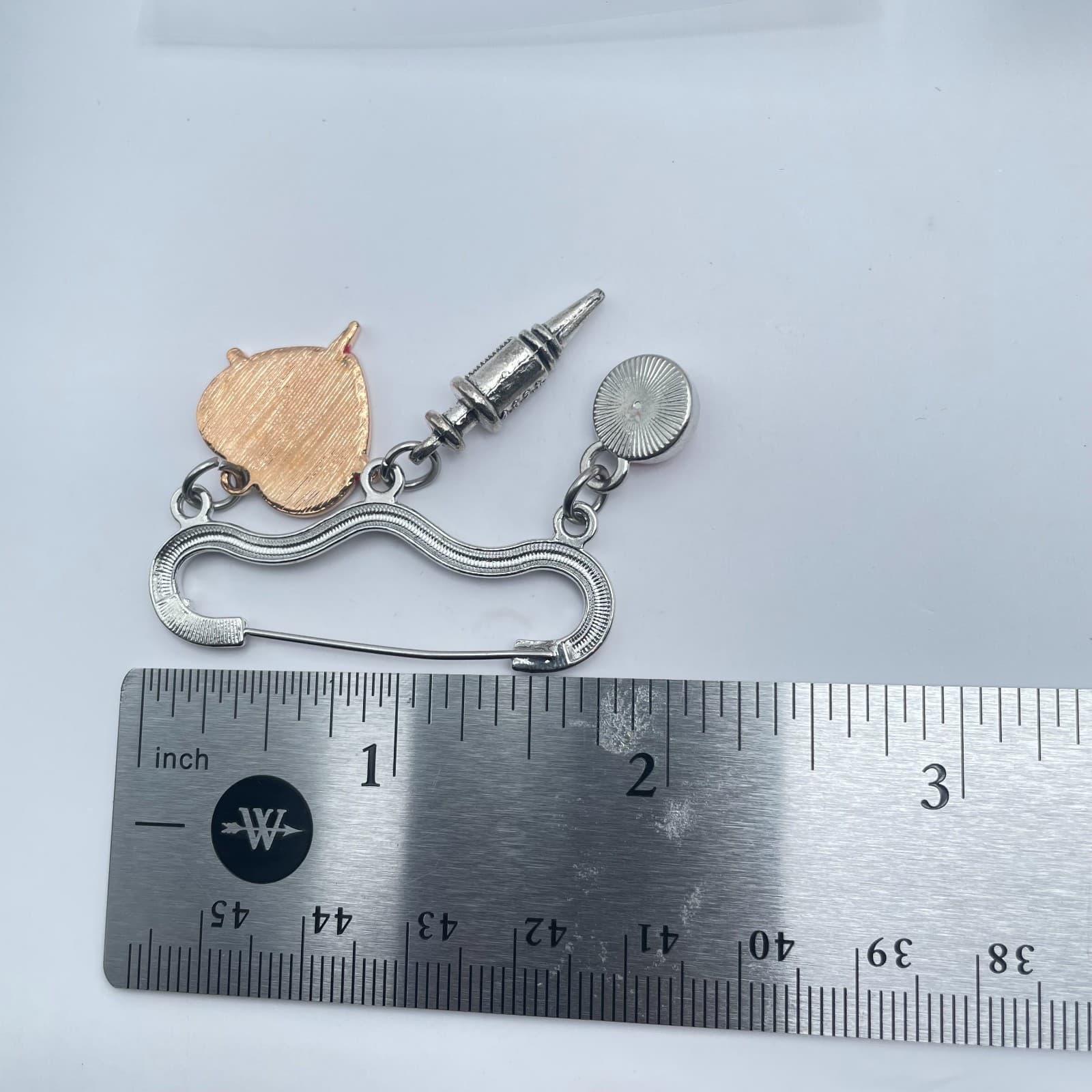 Vintage 90s Doctor's Medical lapel Pin Set Silver/Gold Tone Classic Jewelry - Thumbnail 12