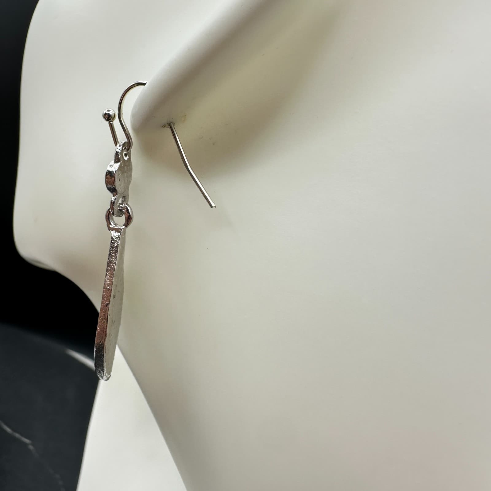 Vintage Womens Blue Rust Terra Cotta Swirl Western Fashion Earrings - Thumbnail 7