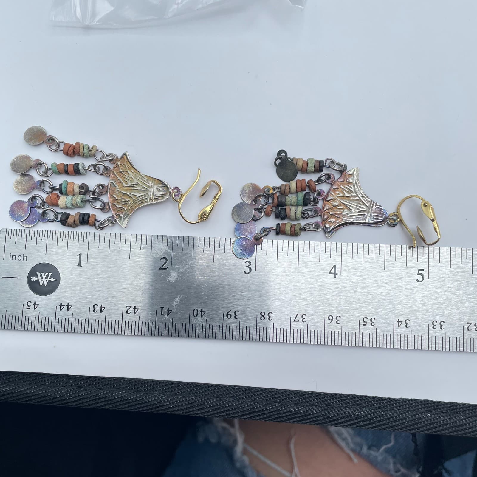 Vintage Y2K Tassel Beaded Dangle Earrings Boho Women's Classic Jewelry - Thumbnail 7