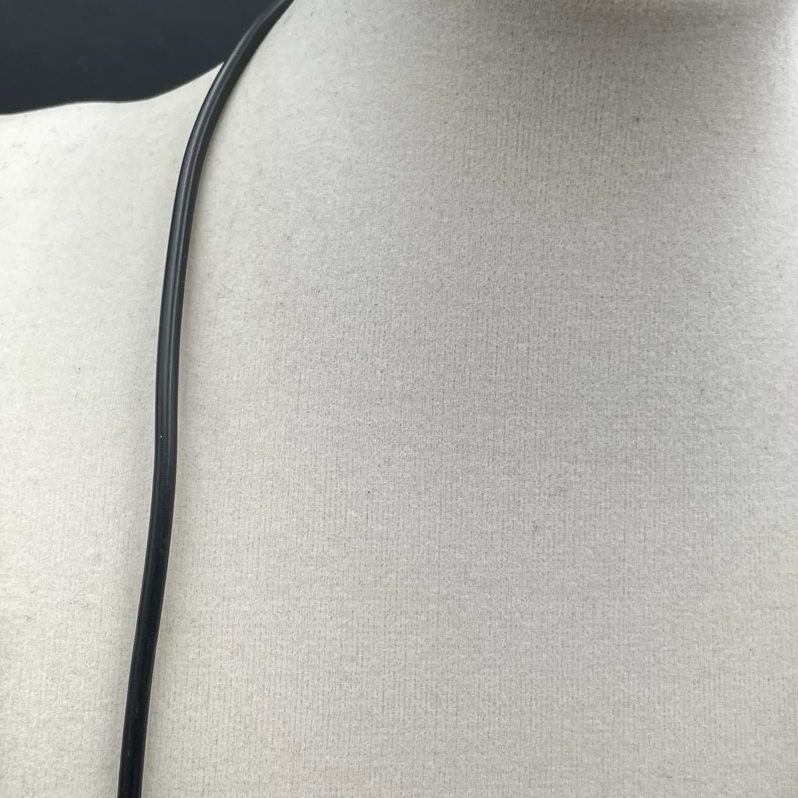 Surfer Style Black Silver-Tone Bone Beads Natural Shark Tooth Pendant Necklace - Thumbnail 4