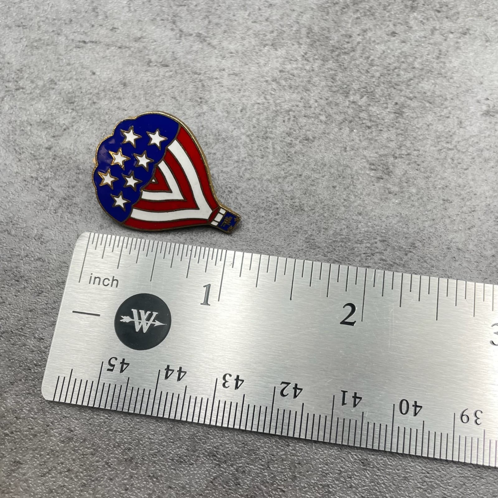 CGIFT Creations USA Flag Patriotic Hot Air Balloon Enamel Souvenir Lapel Pin - Thumbnail 7
