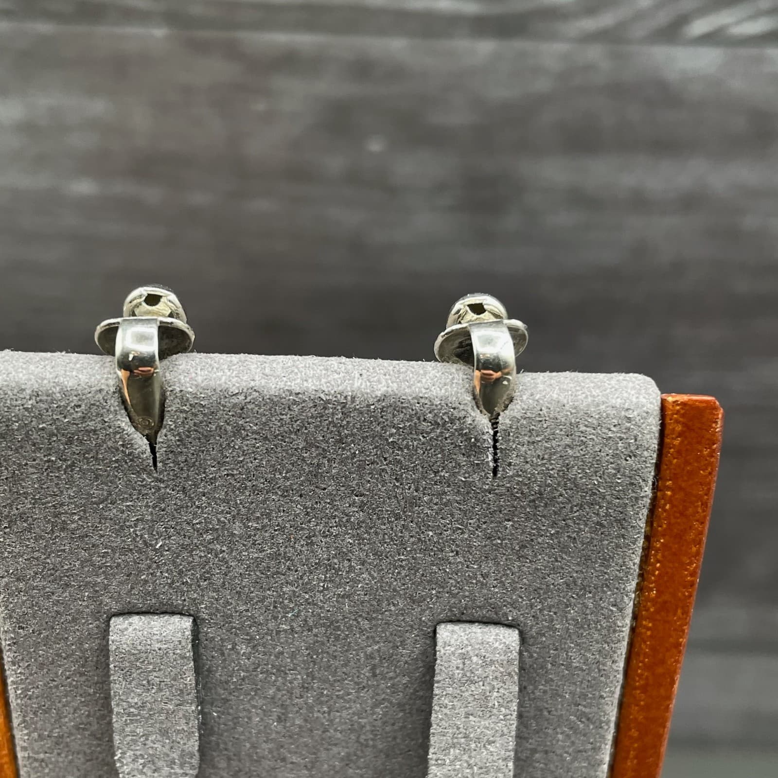 Sleek Modern Silver-Tone Teardrop Dangle Earrings - Thumbnail 2