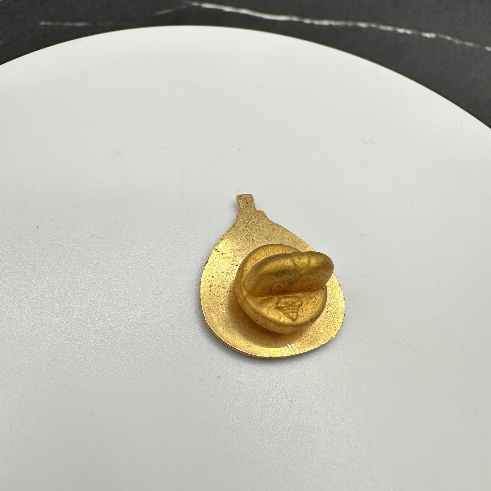 Vintage Hot Air Balloon Lapel Pin Enamel Texas Flag Star Gold Tone Tie Tack - Thumbnail 5