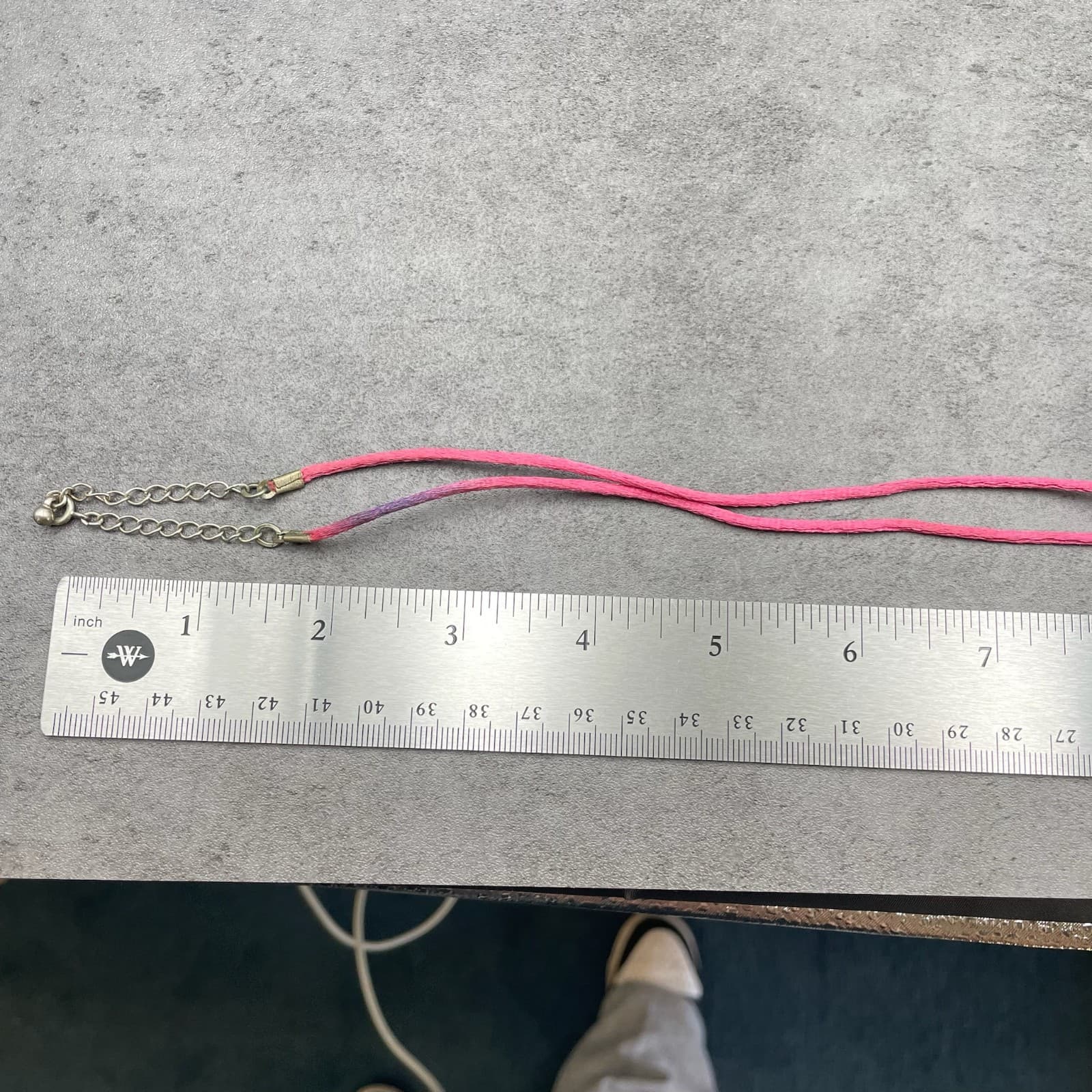 Boho Pink Whimsical Inlay Floral Faceted Glass Beads Heart Pendant Cord Necklace - Thumbnail 9