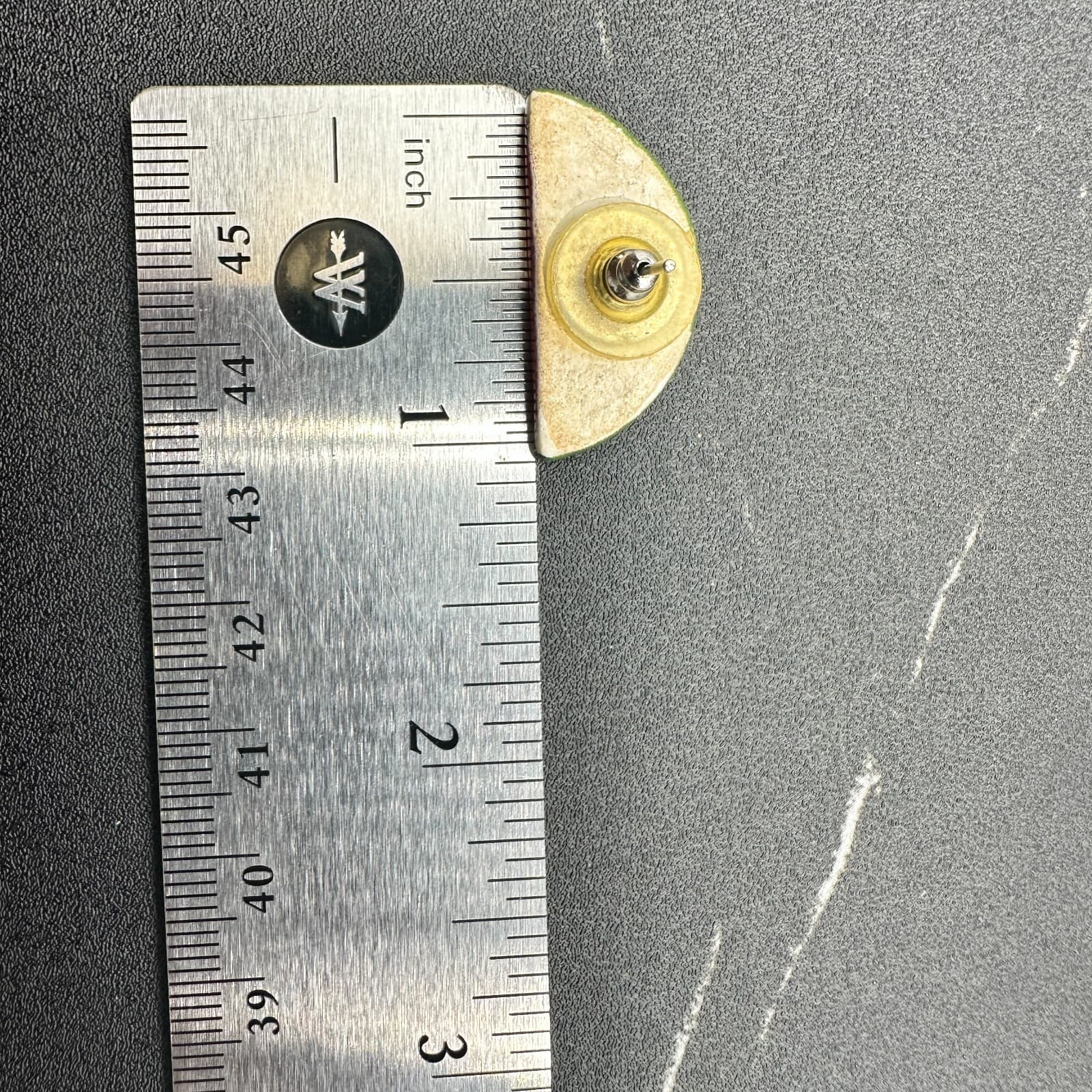 VTG Hand Painted Clay Watermelon Stud Earrings Fruit Food Resin Pop Art Fun - Thumbnail 7