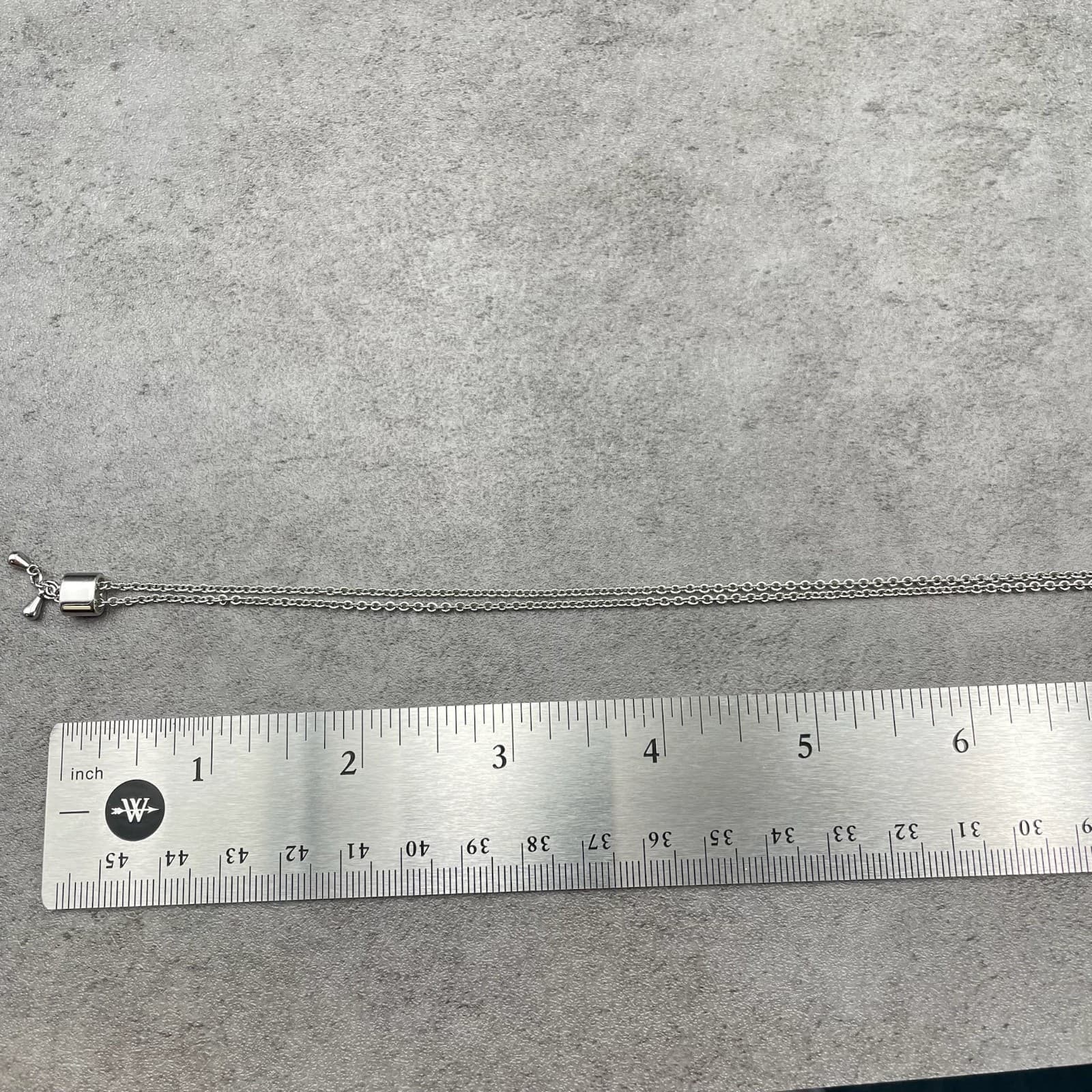 Touchstone Crystal Silver-Tone Classic Fashion Tassel Fringe Pendant Necklace - Thumbnail 8