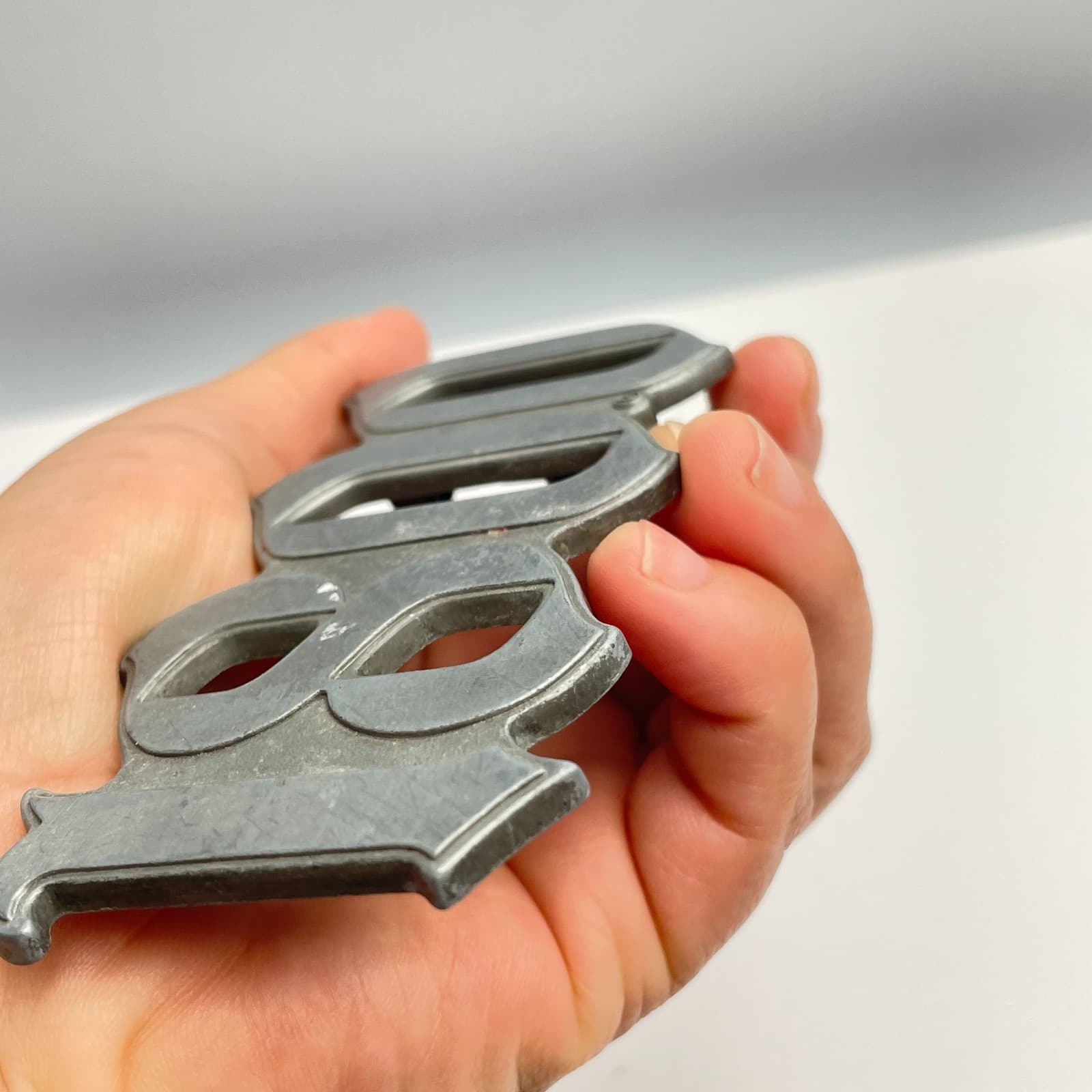 Vintage 90s Y2K 1800 Tequila Belt Buckle Silver Tone Metal Logo Promo Rare Goth - Thumbnail 5