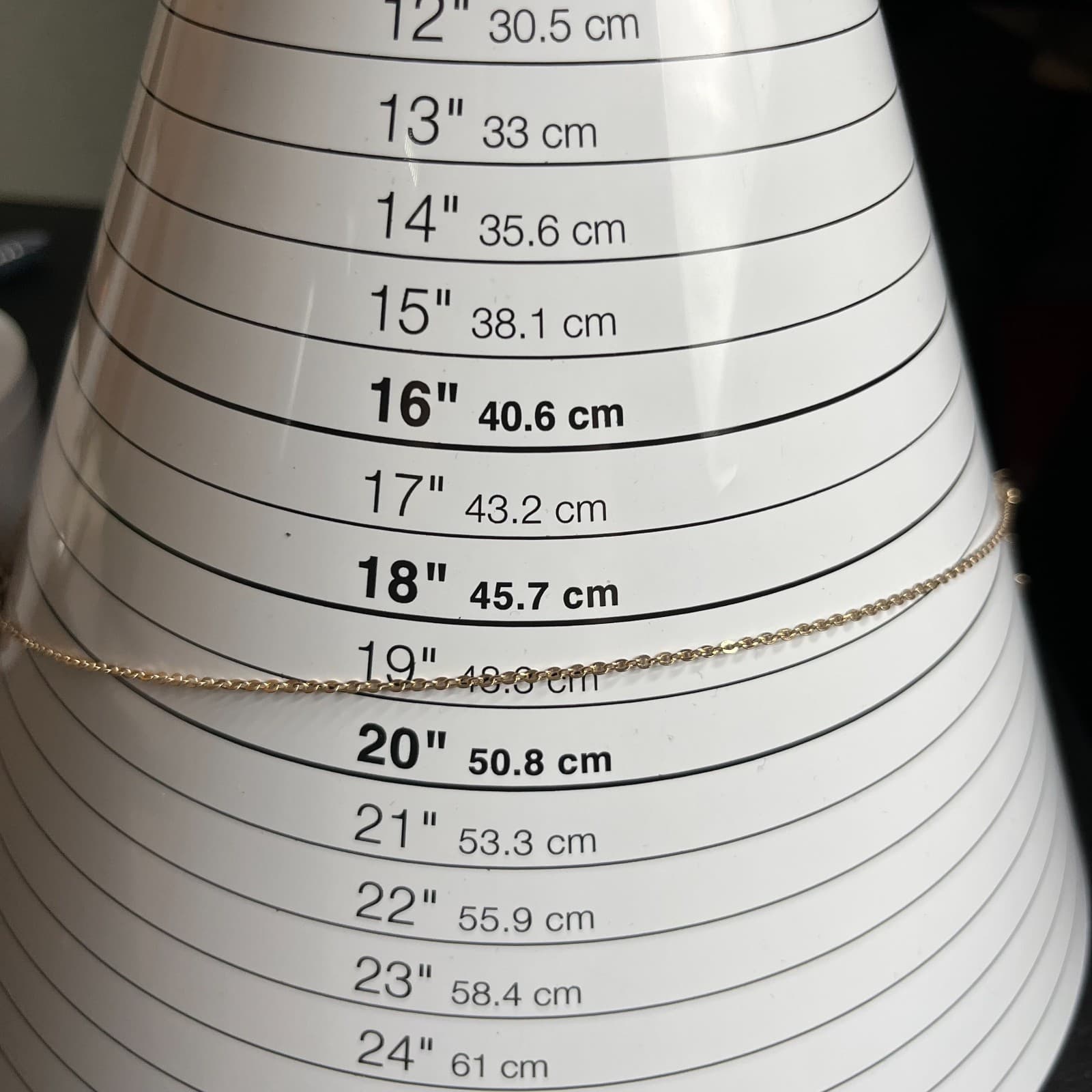 Time and Tru Gold-Tone Oval Chain Pavé Crystal Initial C Letter Pendant Necklace - Thumbnail 9