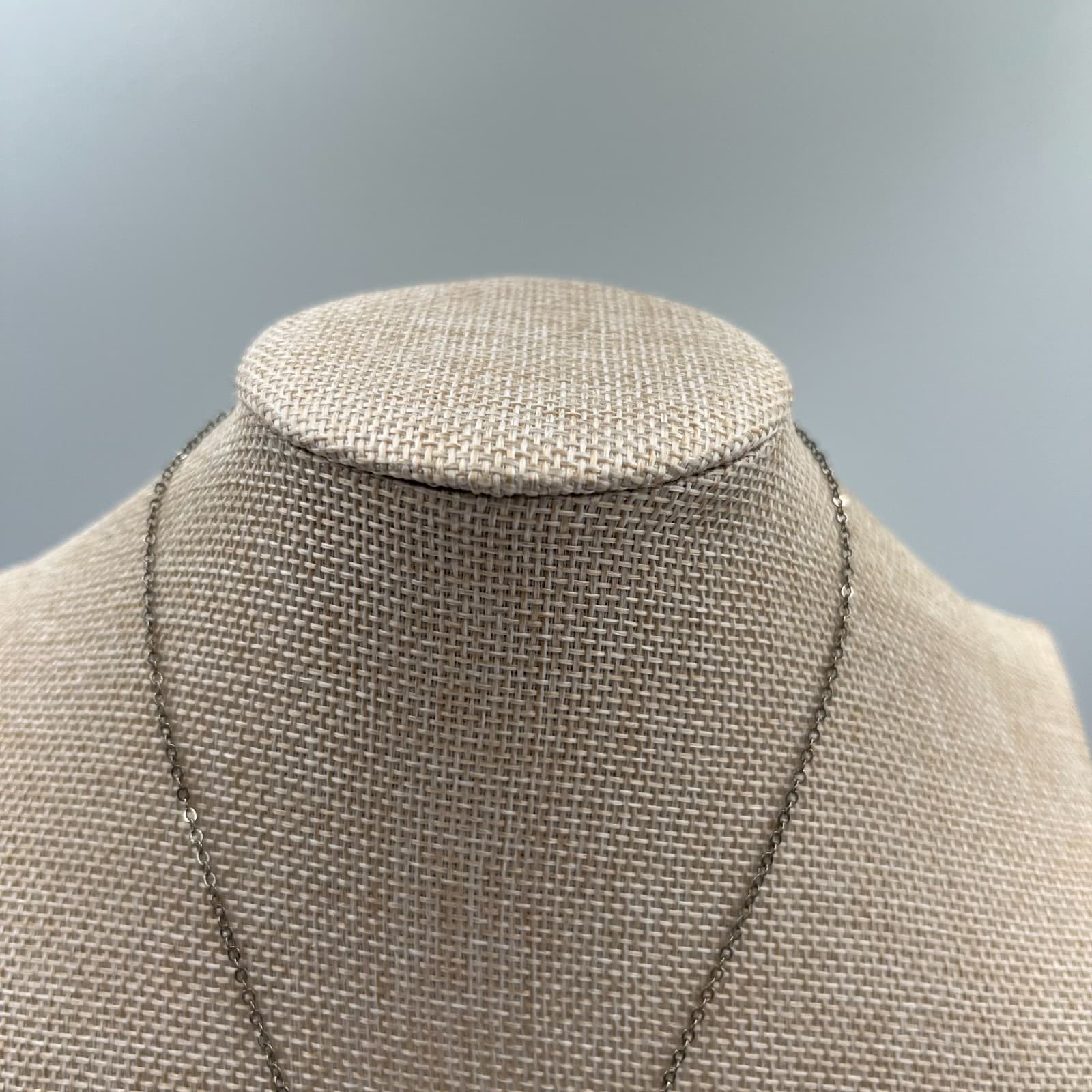 Vintage Silver-Tone Intricate Knotwork Irish High Celtic Cross Pendant Necklace - Thumbnail 3