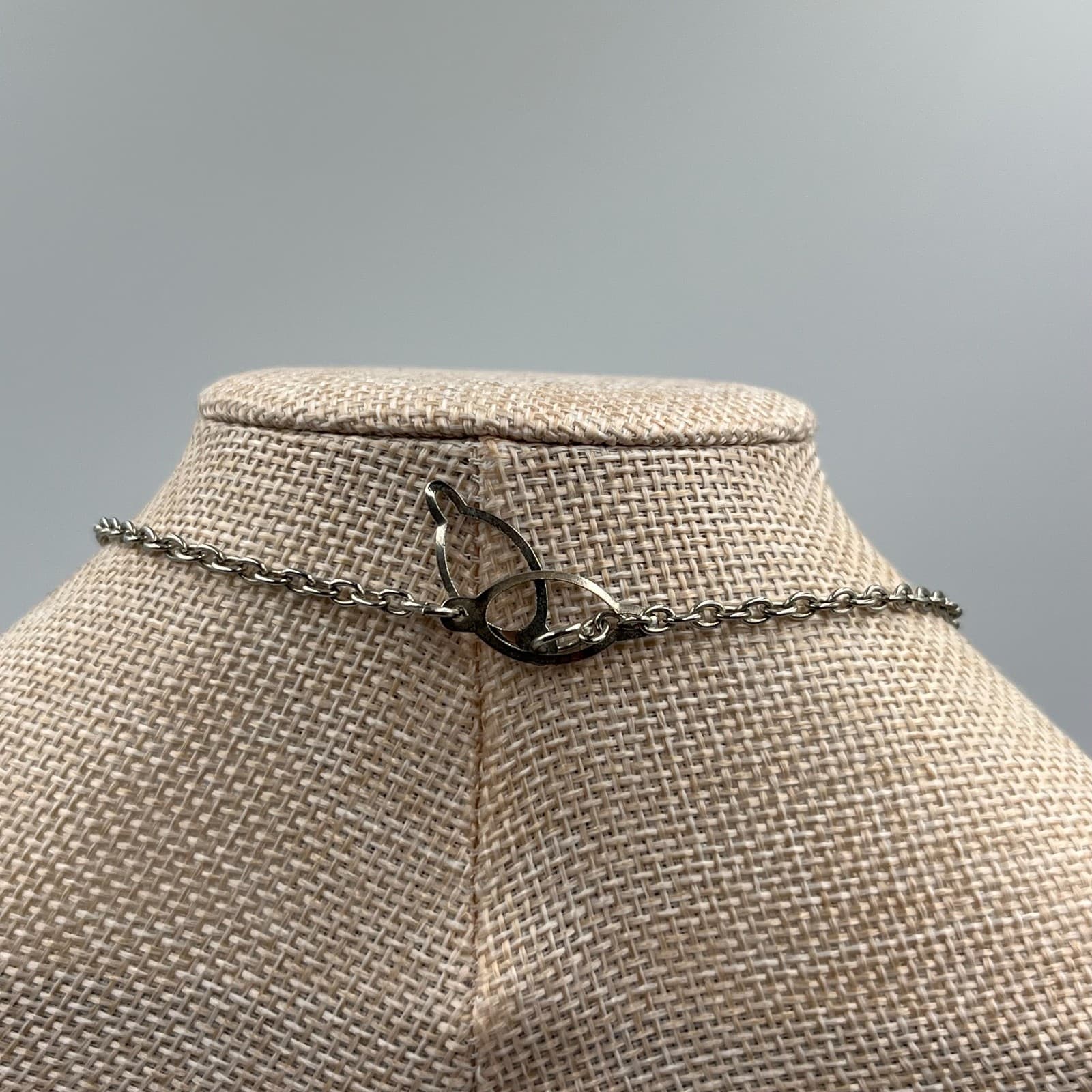 Y2K Botanical Green Faceted Blossoming Sakura Flower Charm Pendant Necklace - Thumbnail 7